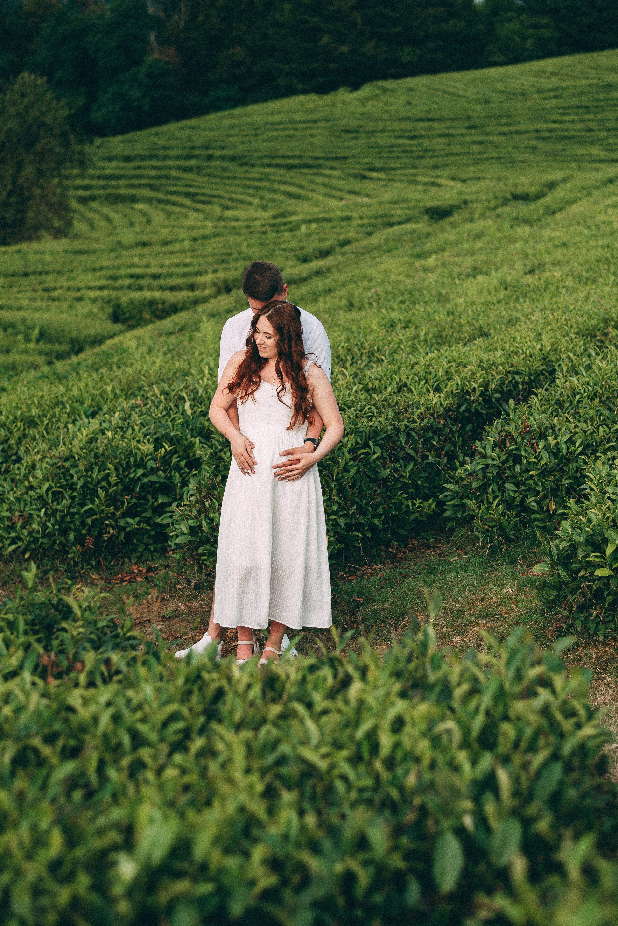 Семейная фотосессия на чайных плантациях в Сочи. Фотограф в Сочи — Маргарита Поганова