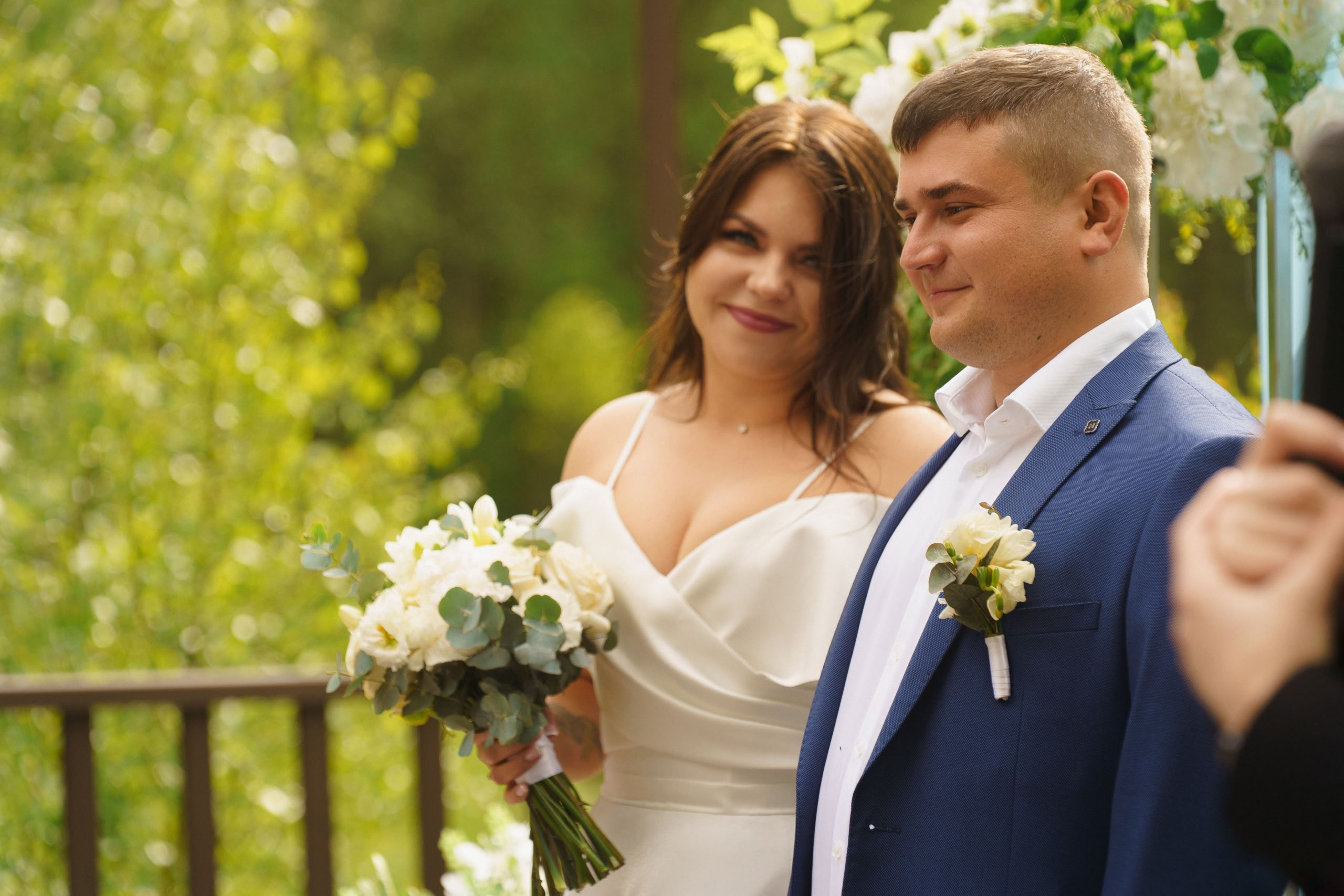 Мария и Михаил — прогулка у озера и церемония. Свадебный фотограф Дмитрий Родионов — Санкт-Петербург и Ленинградская область