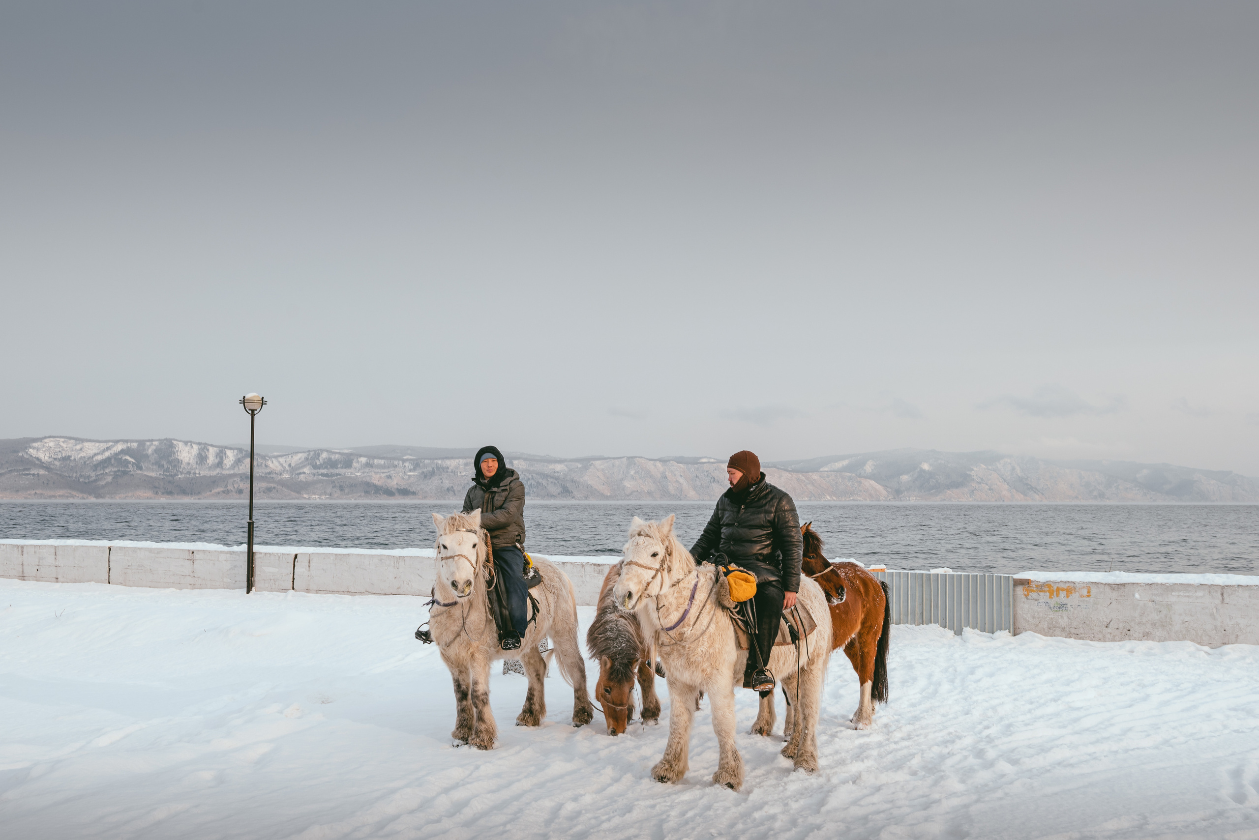 Якутские всадники в Иркутской области (конный поход Оймякон-Москва). Репортажный фотограф Анна Диденко