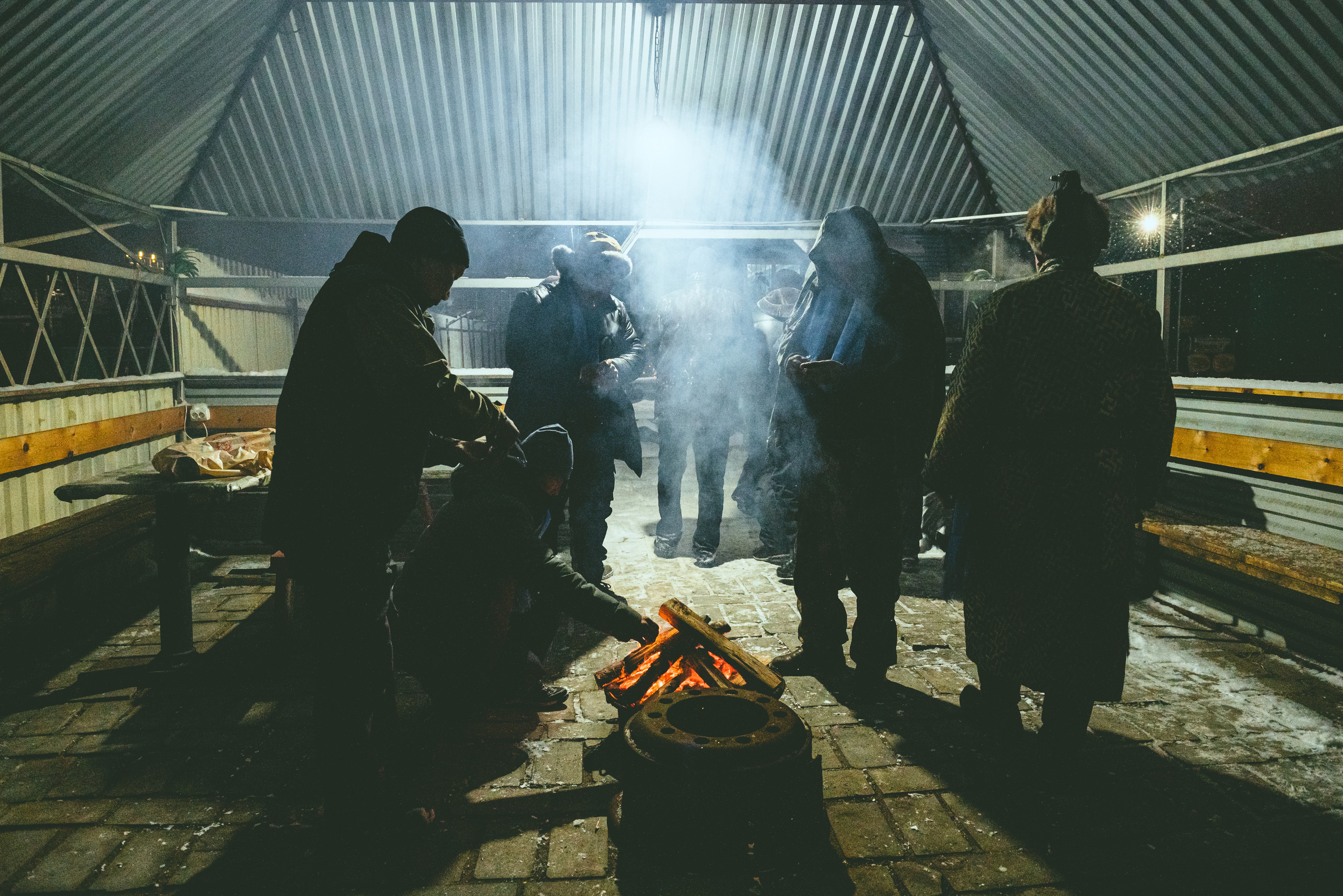 Якутские всадники в Иркутской области (конный поход Оймякон-Москва). Репортажный фотограф Анна Диденко