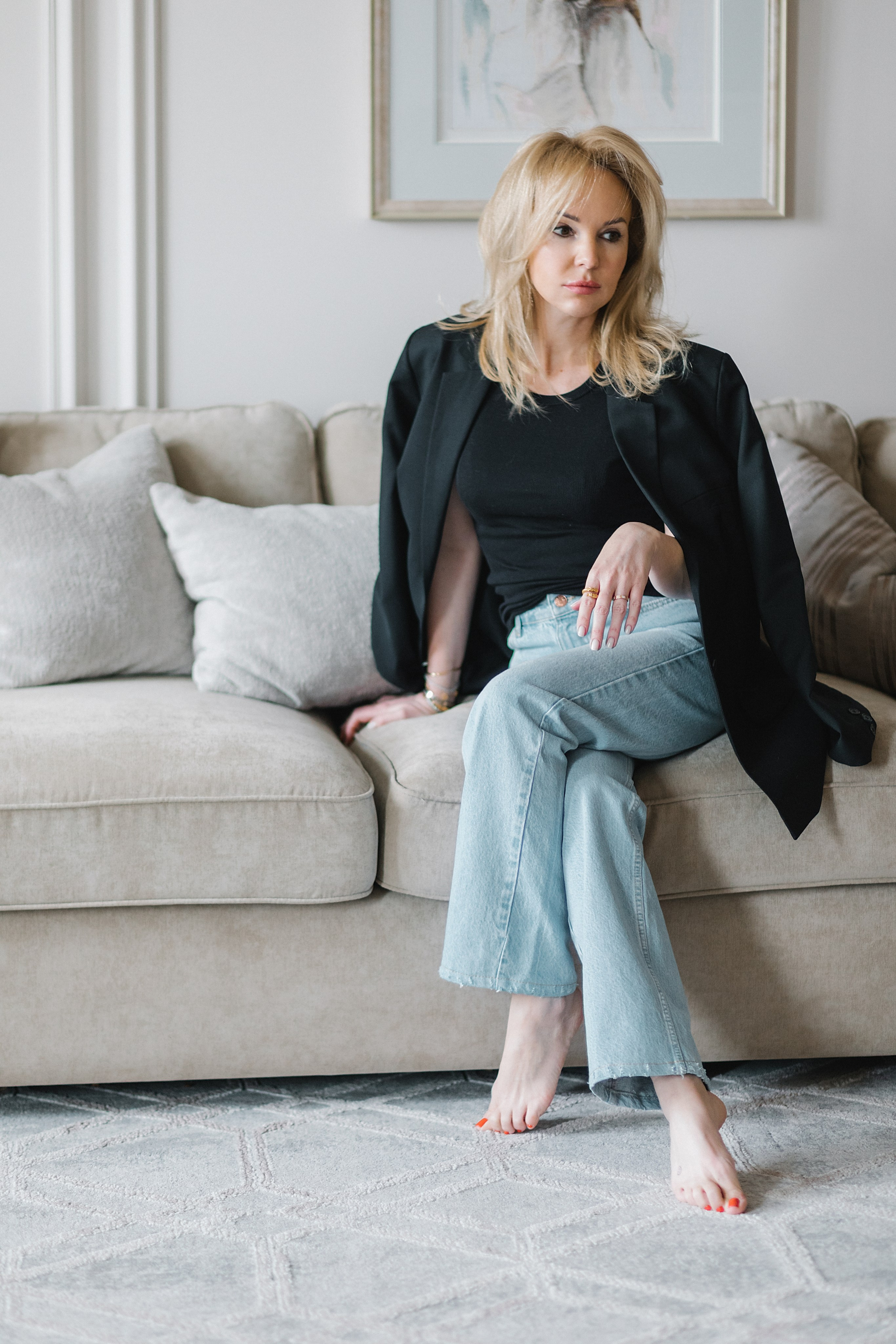 Весенняя фотосессия дома. Лена Крутова. Фотограф в Москве