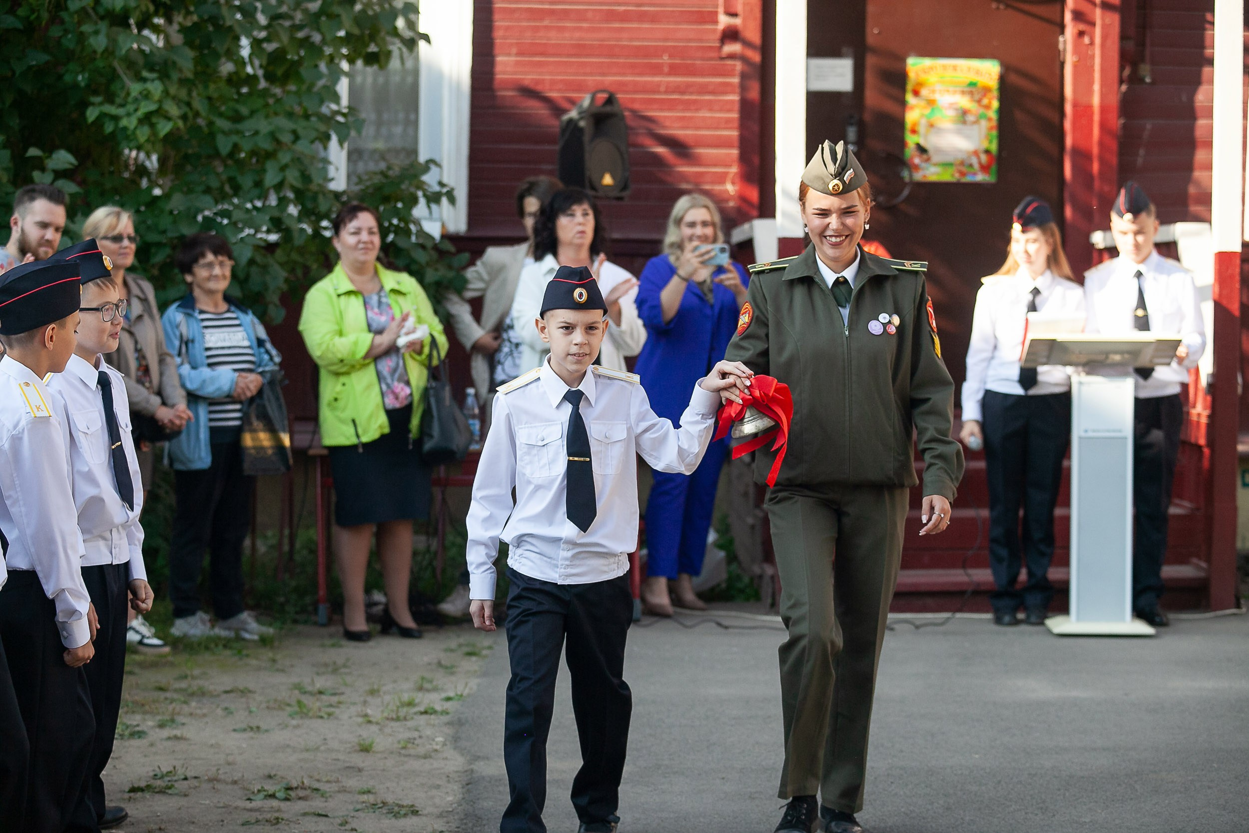 Фотосессия дл я5К класса в День знаний