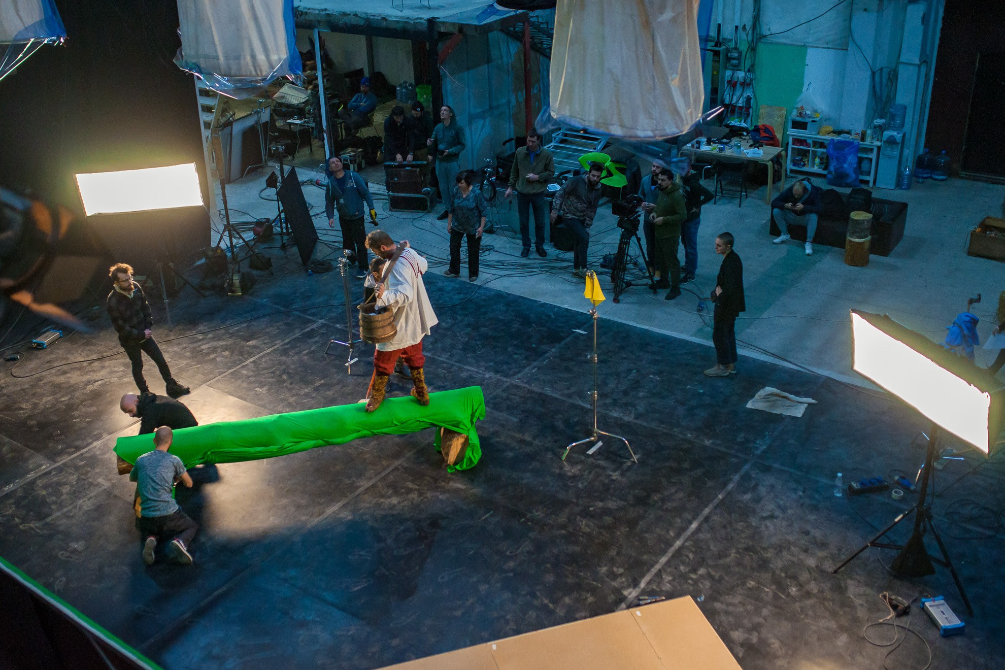 Backstage — Рождественская история. Репортажный фотограф в Москве Измалков Артем