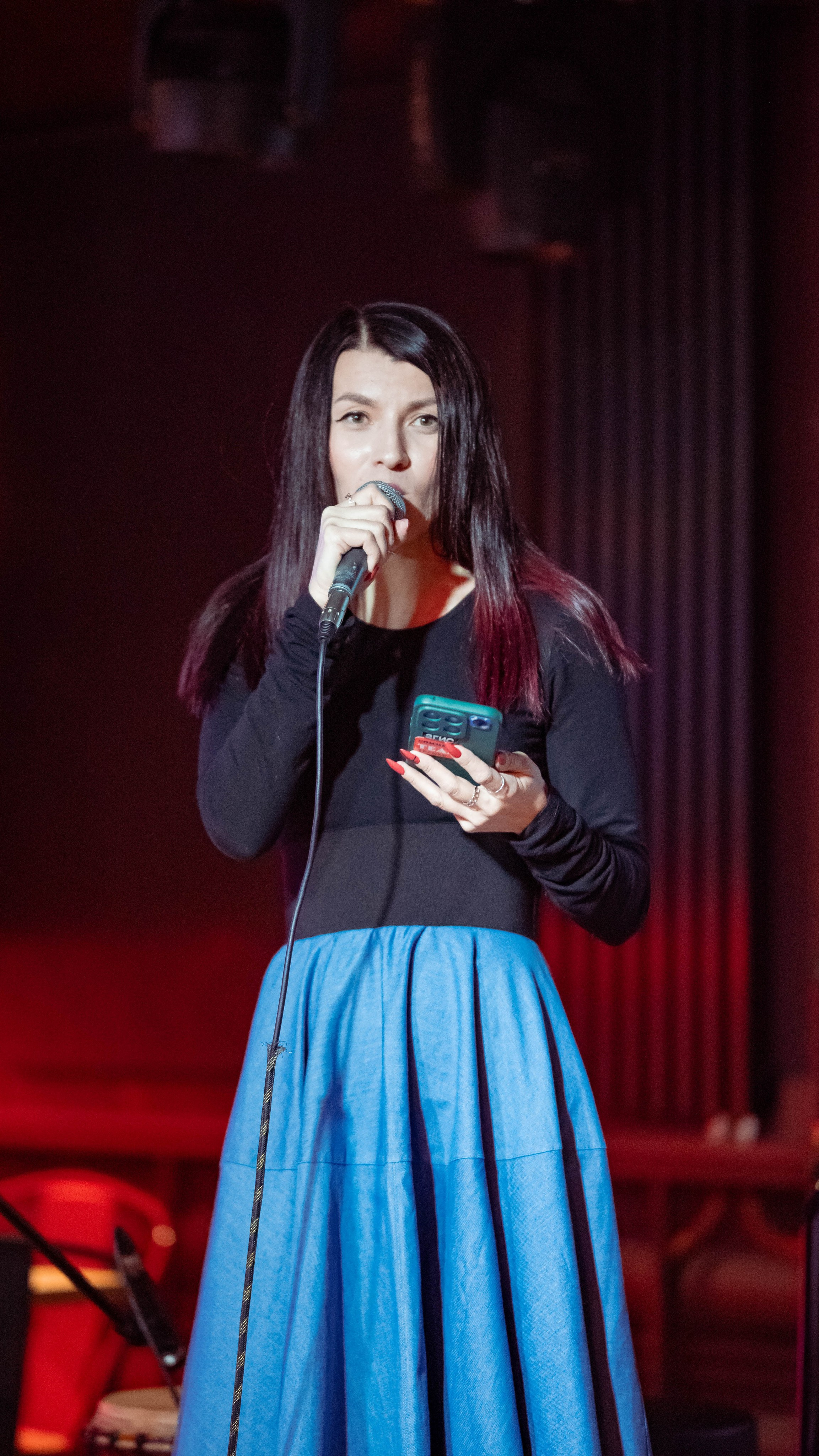 Репортажные фотографии творческого вечера Такие дела, Панда