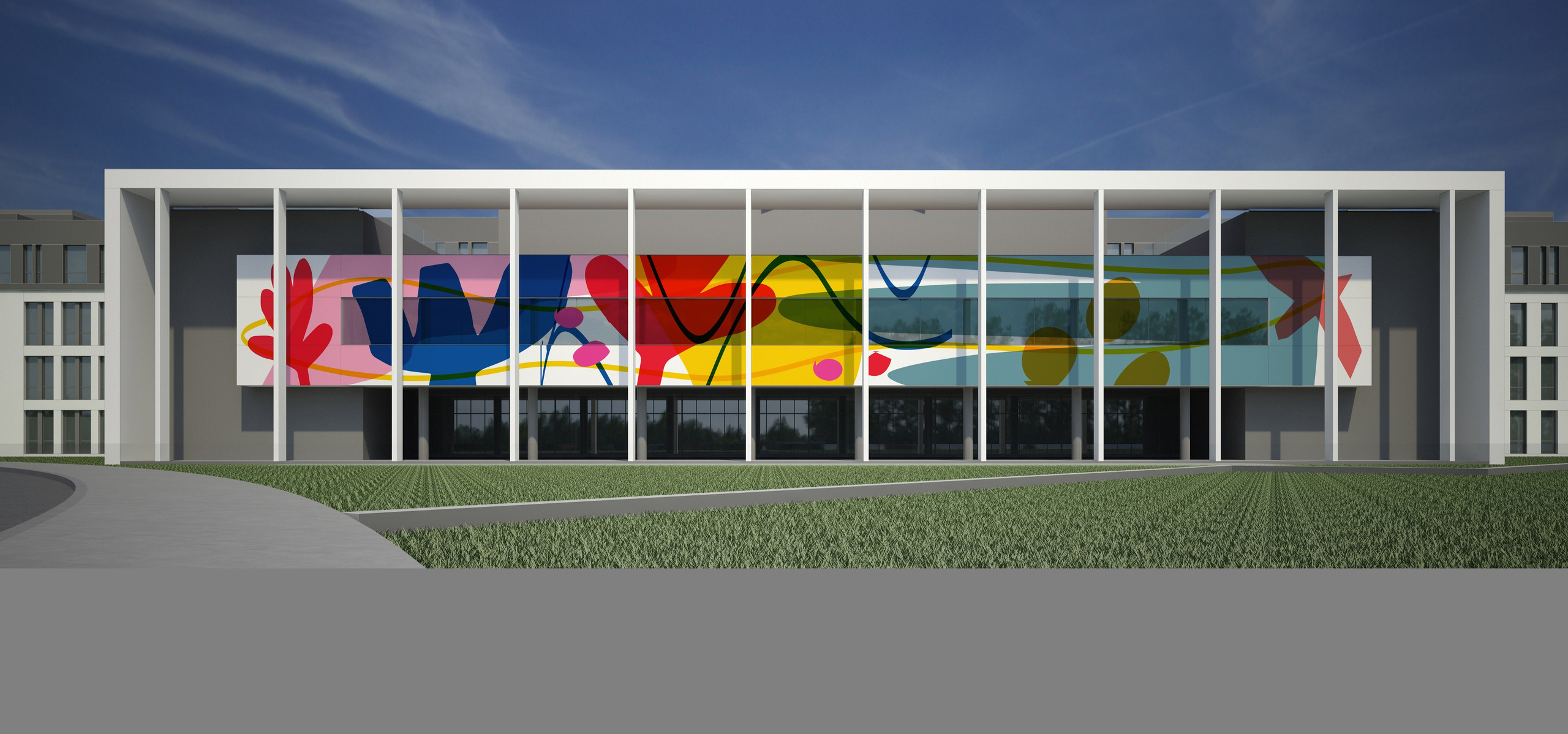 «ПОЛЁТ» школа г. Красногорск. Ассоциация художников монументалистов г. Москва