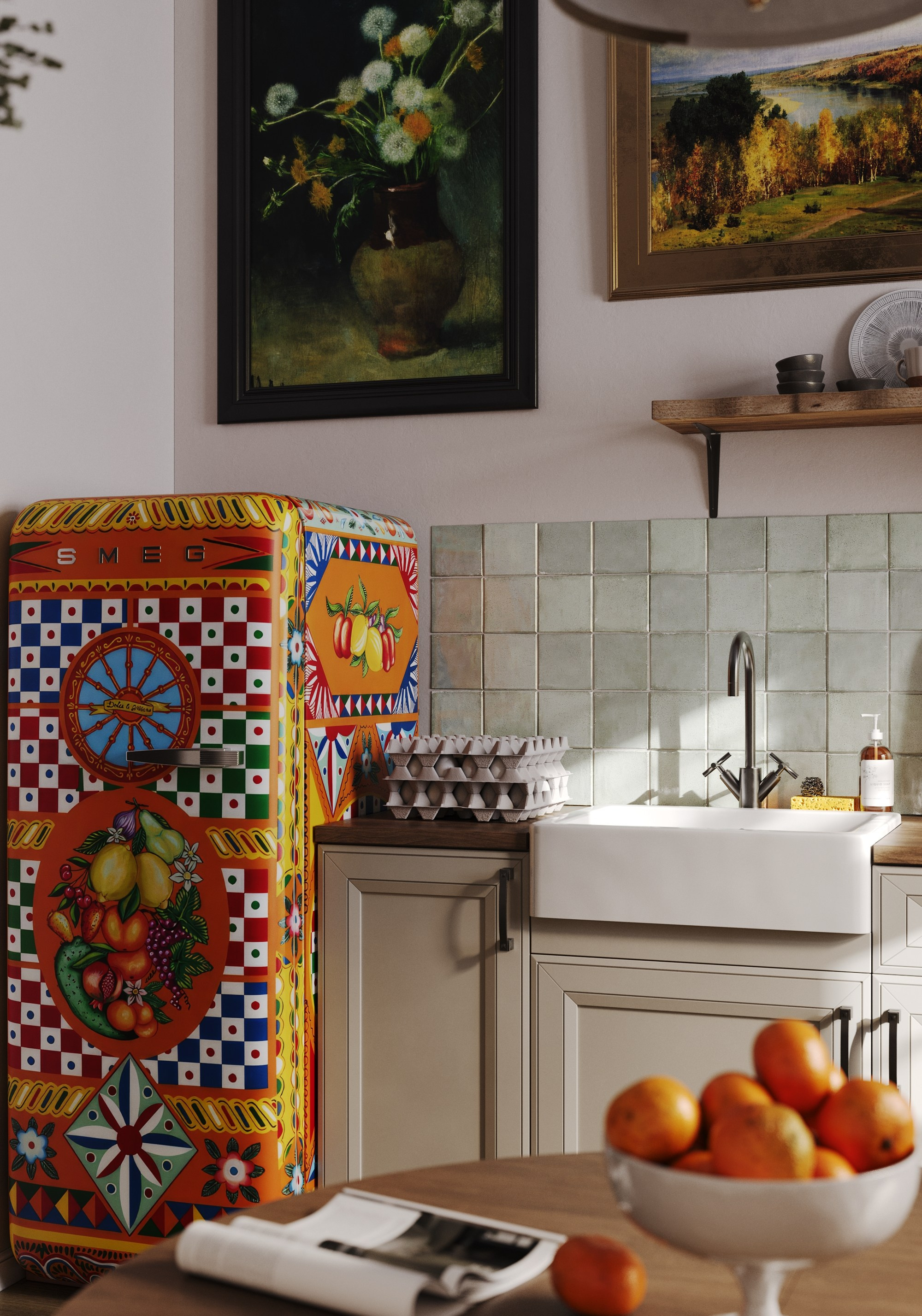 МК домик в деревне. Popov.Viz интерьерный 3D-визуализатор