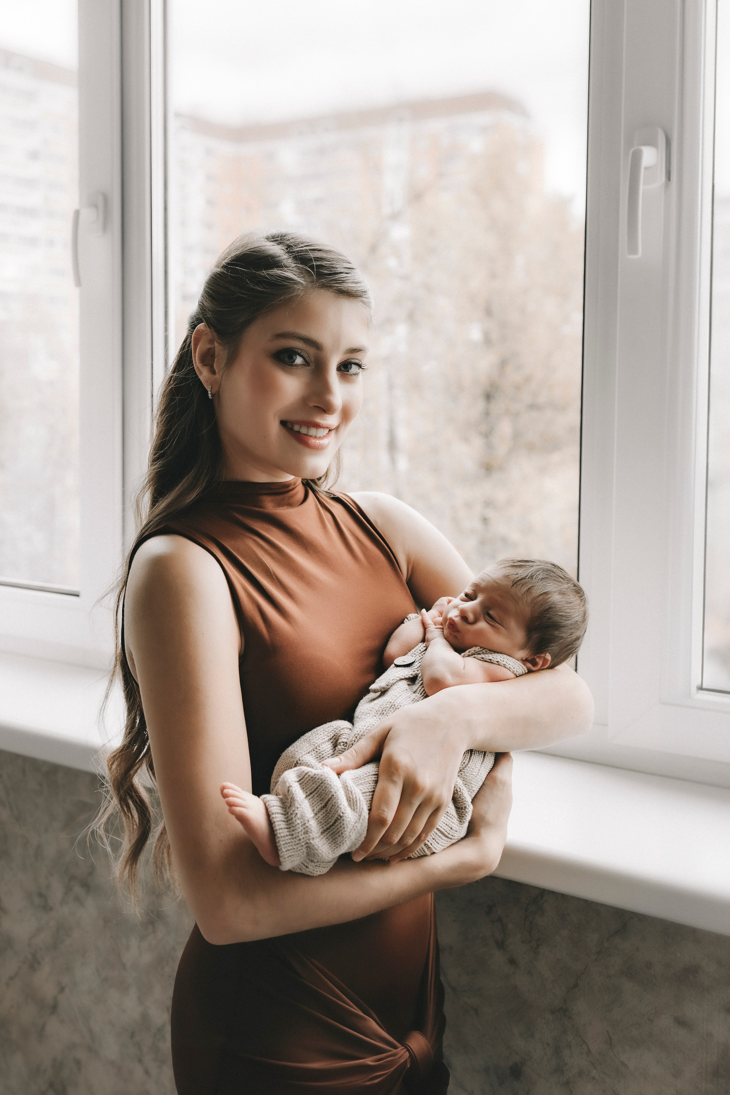 Алена Косторная с сыном Дмитрием