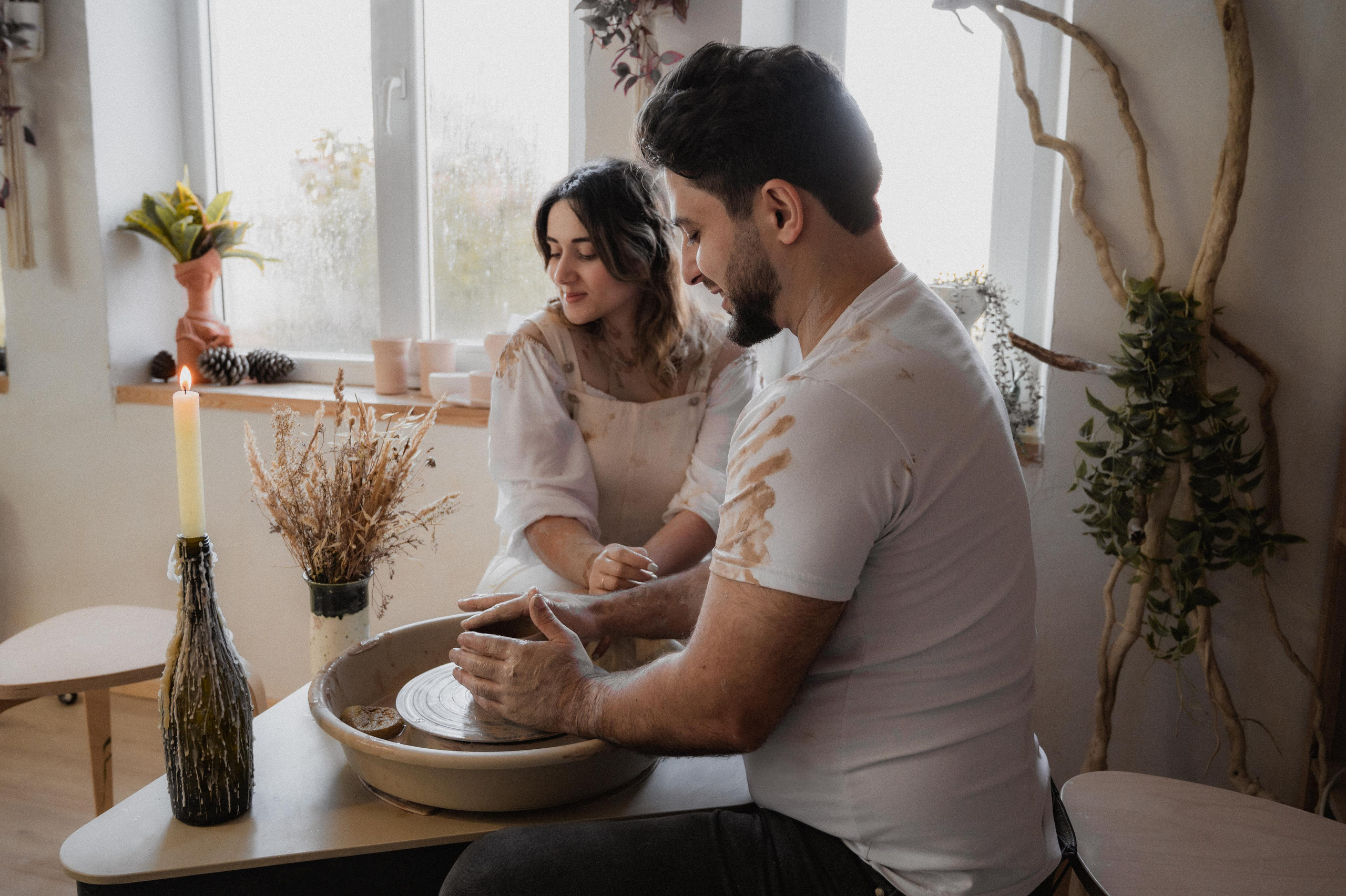 Он, она и гончарный круг. Семейный и свадебный фотограф в Самаре