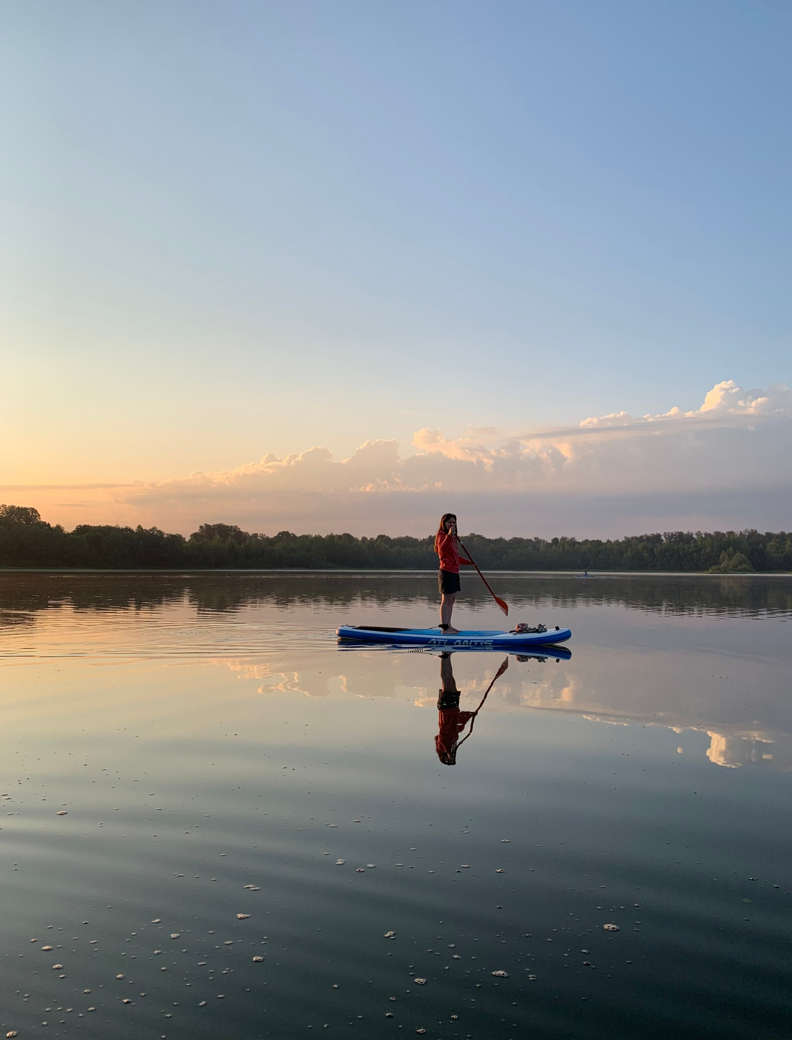 Рассвет на сапах в Сипайловских карьерах