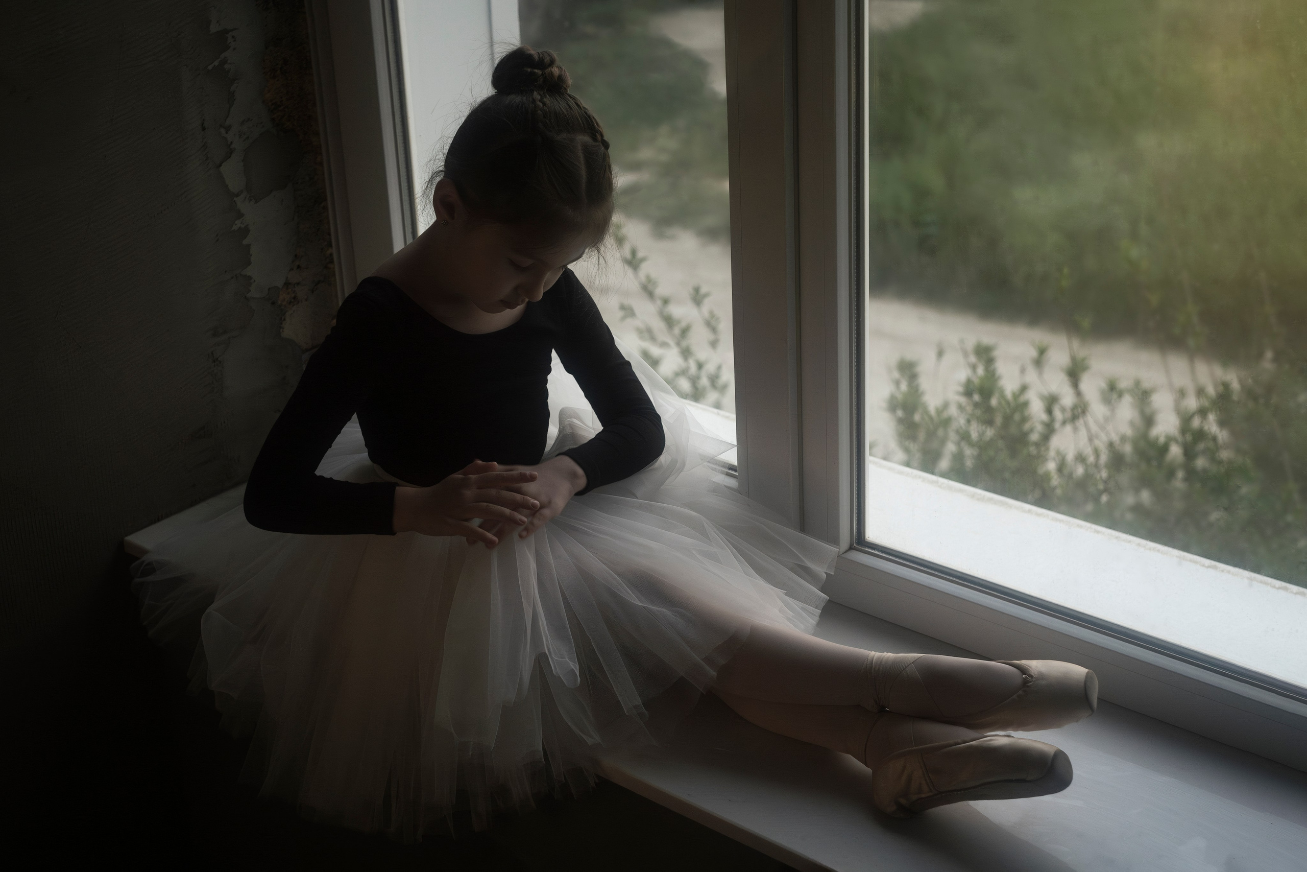 Портретная съемка начинающей балерины в г. Симферополь. Виктория Беник