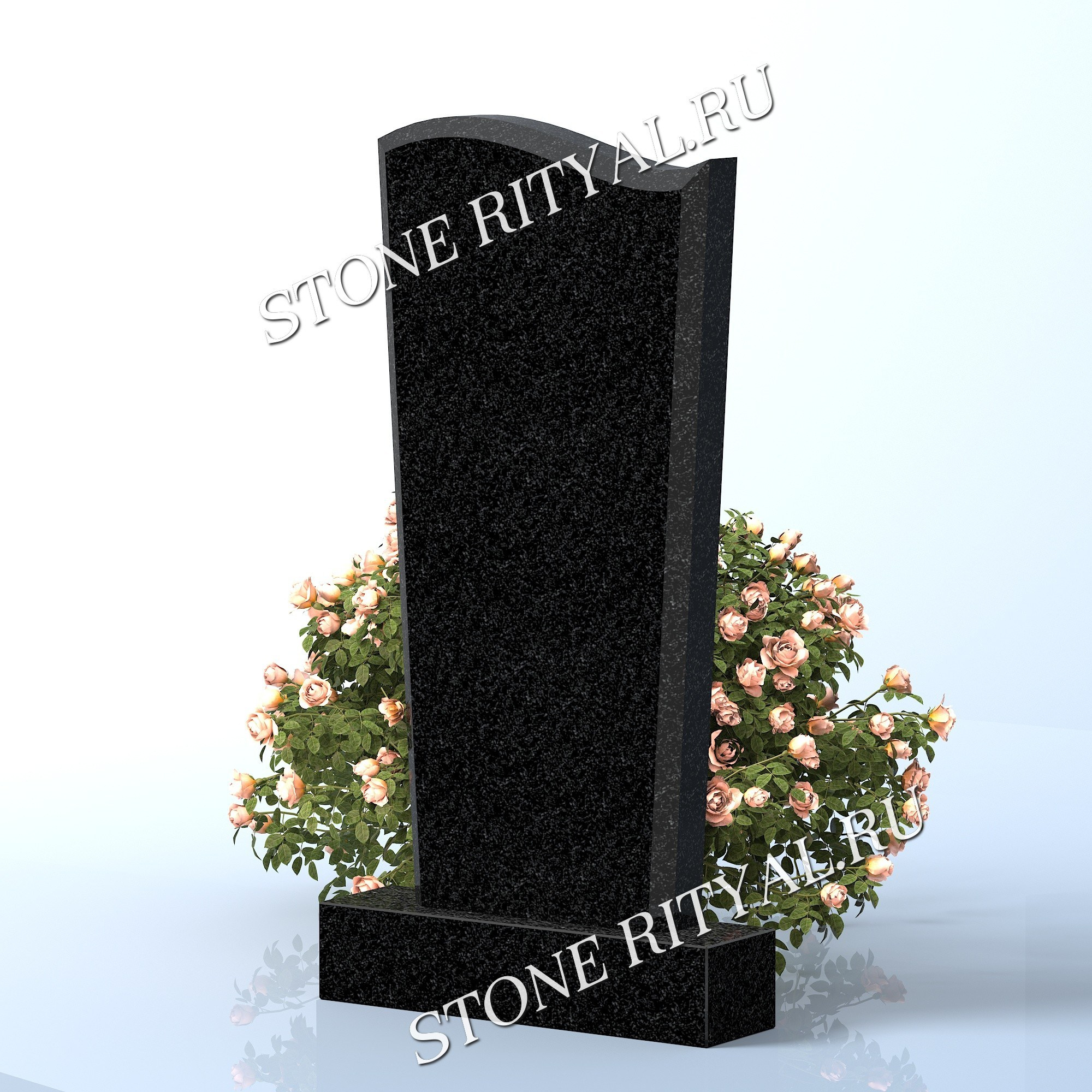 Вертикальные памятники прямые. Изготовление и установка памятников в Москве и МО