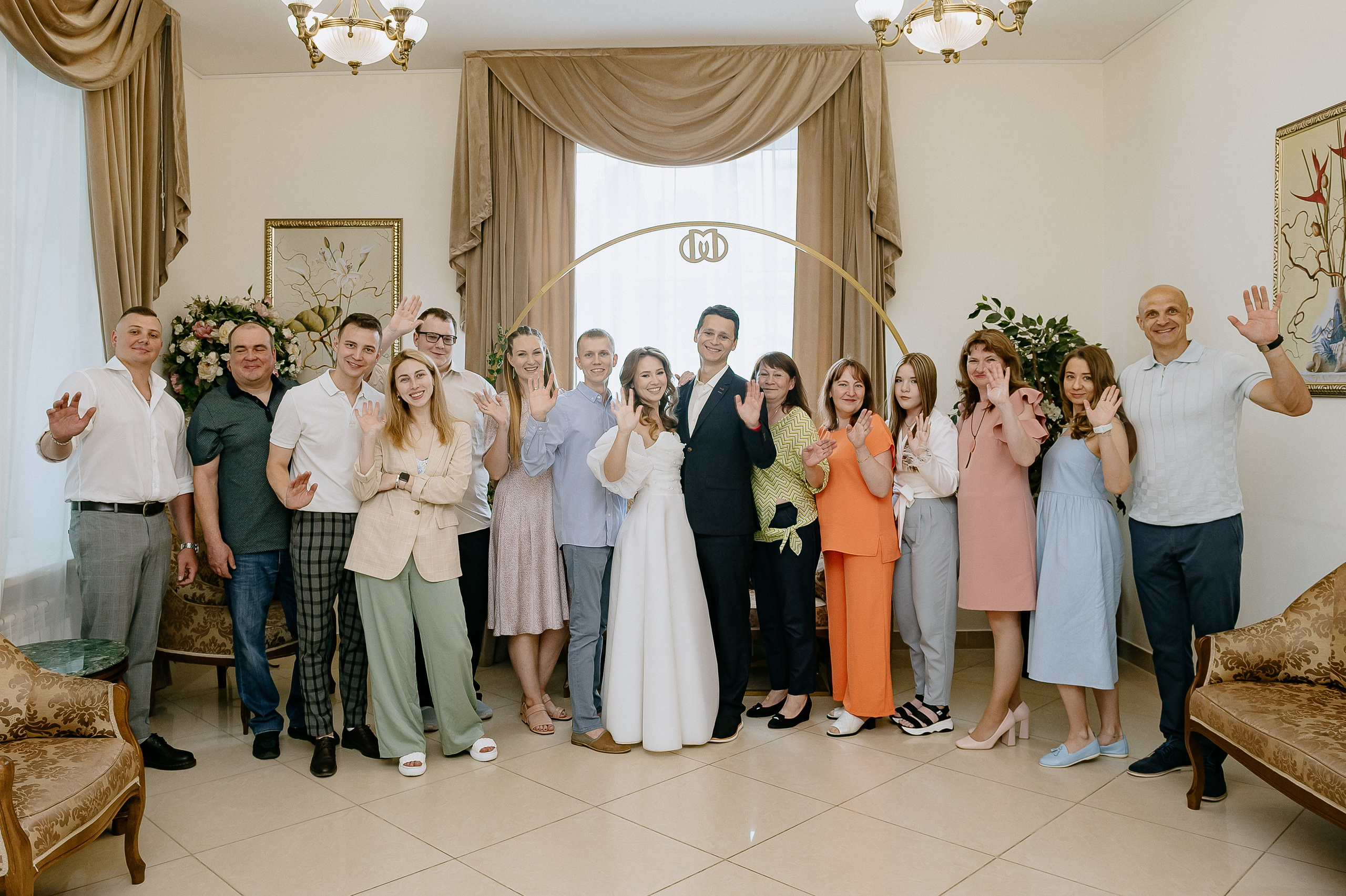 Общее фото с гостями на Вднх