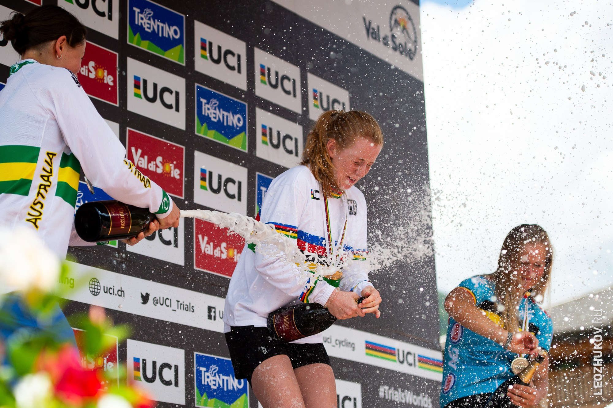 UCI Trials World Championships 2016 — finals. Sports photographer Leonid Zhukov