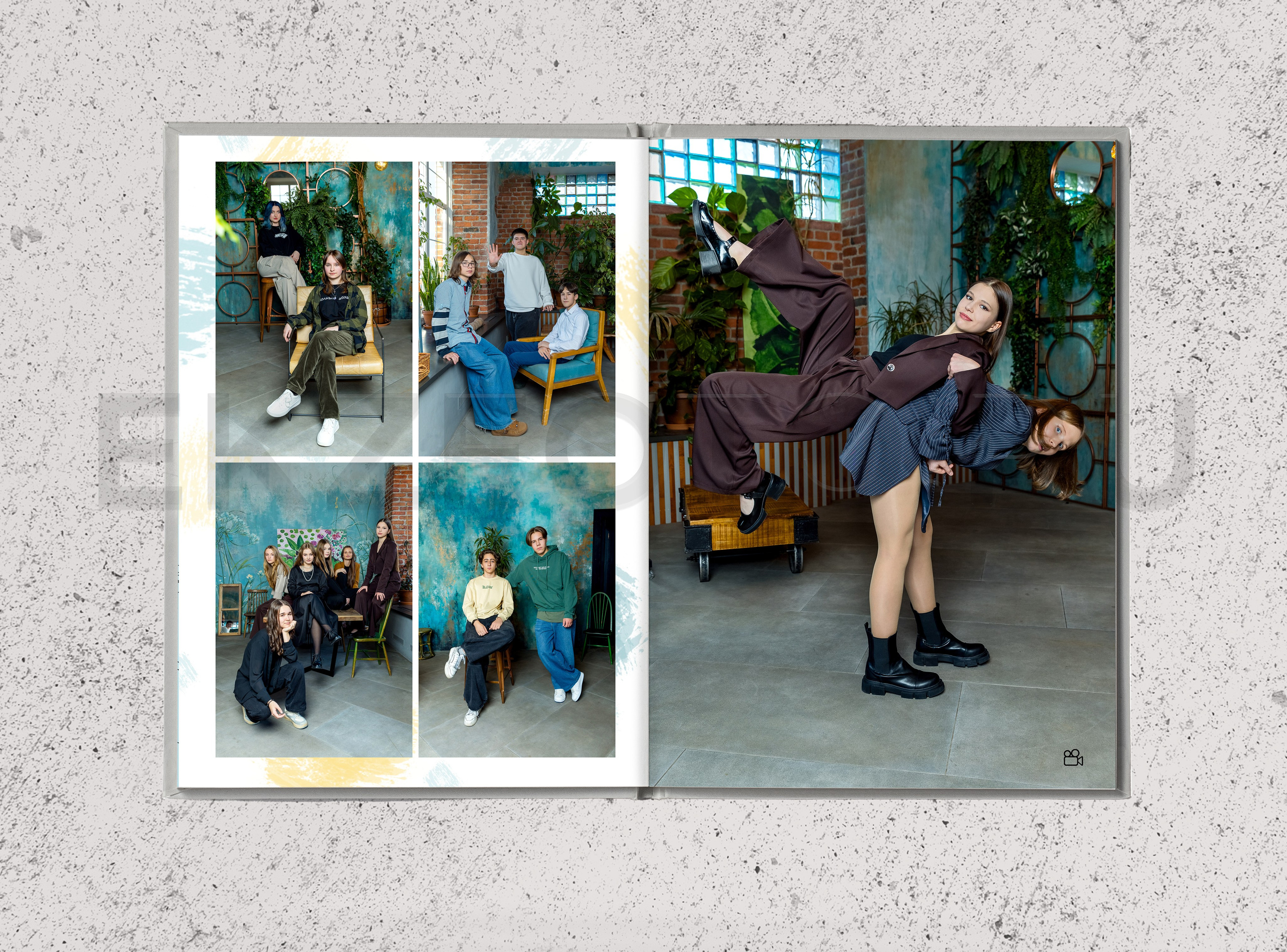 СТУДИЙНАЯ ФОТОКНИГА ВЫПУСКНИКА ШКОЛЫ 21×30 СМ 10 РАЗВОРОТОВ. Фотограф Екатерина Зайкова в Санкт-Петербурге