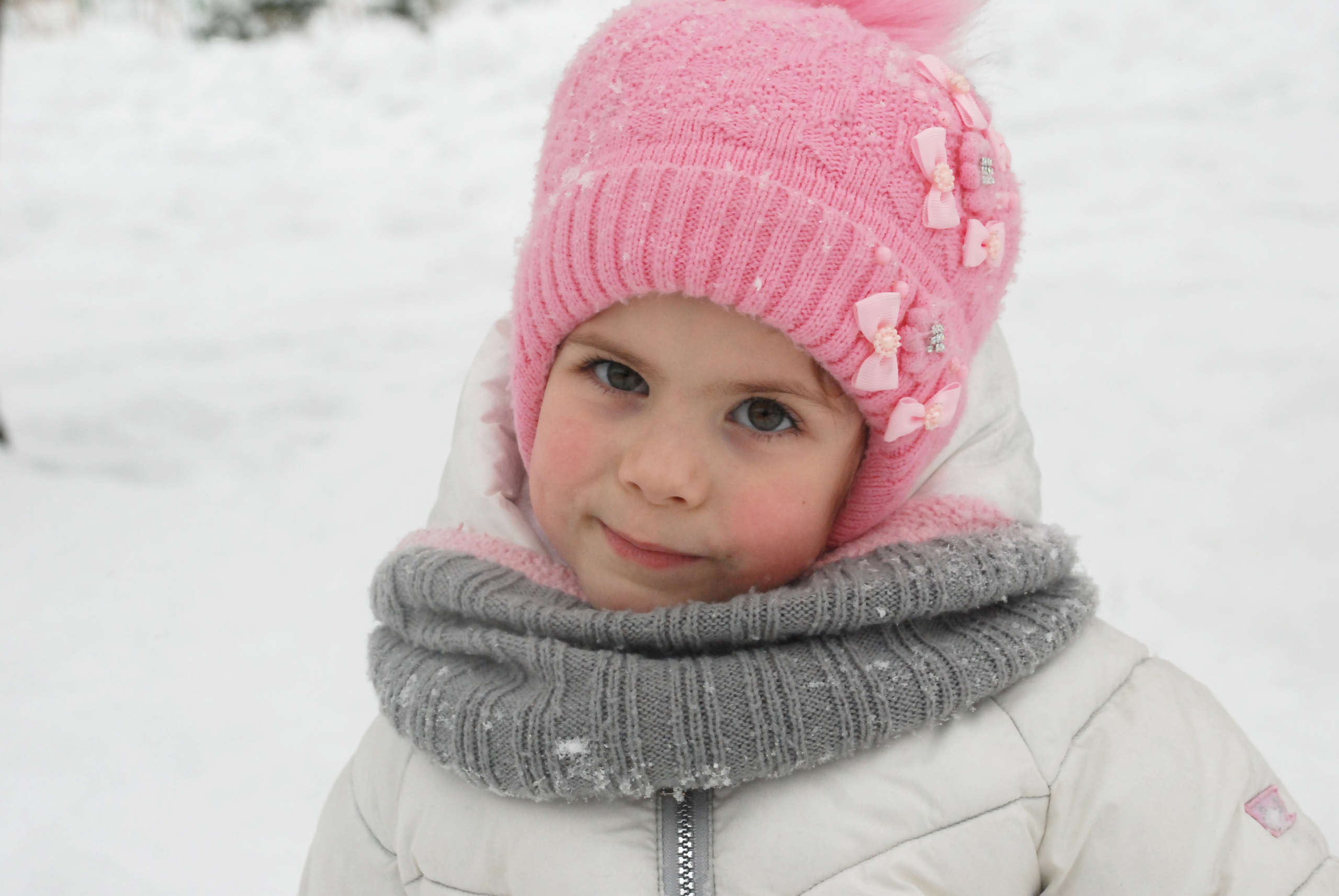 зимний портрет девочки