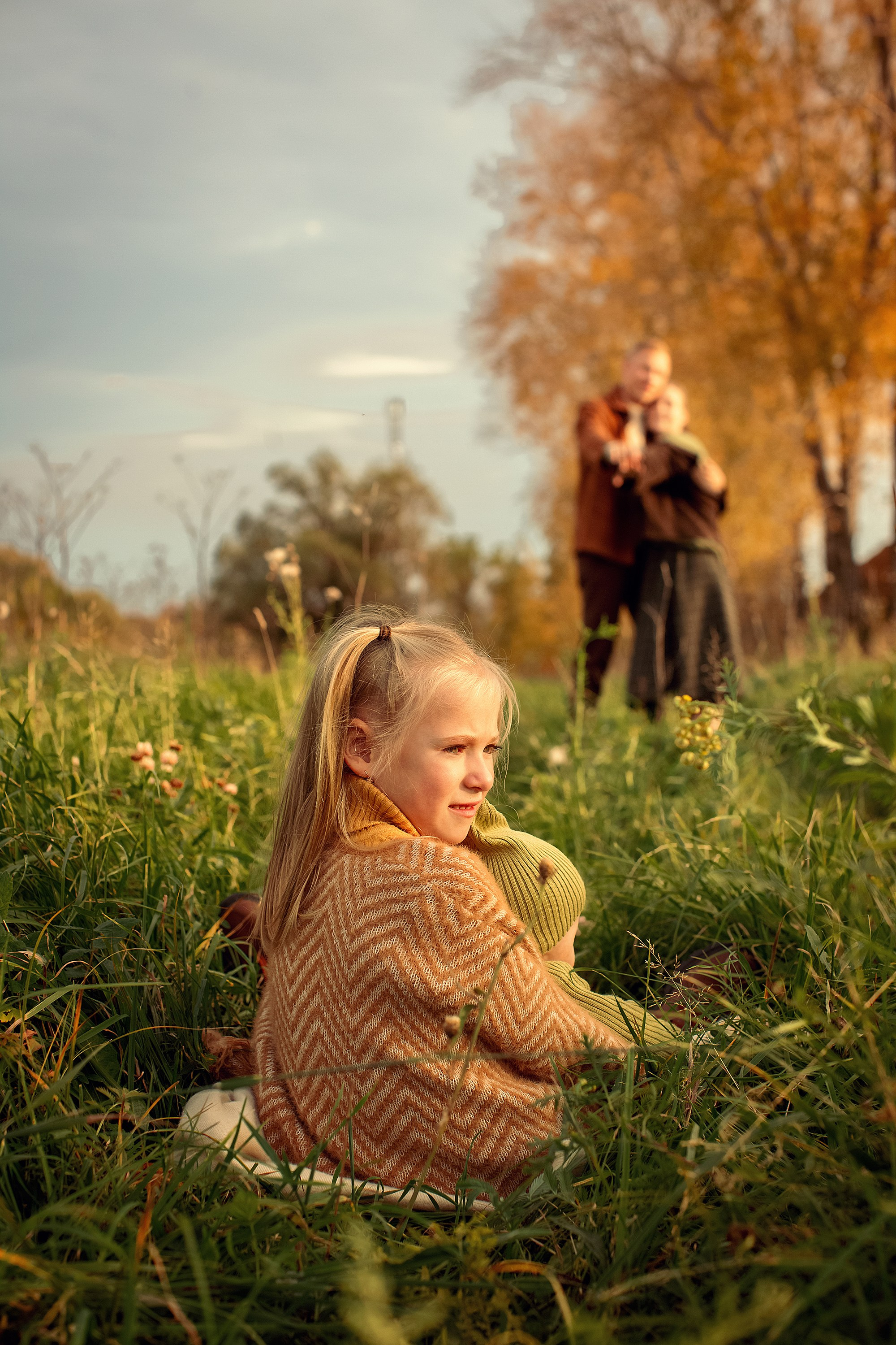 Осенняя съемка с малышом на природе. Tatyana Nadezhdina Family photographer