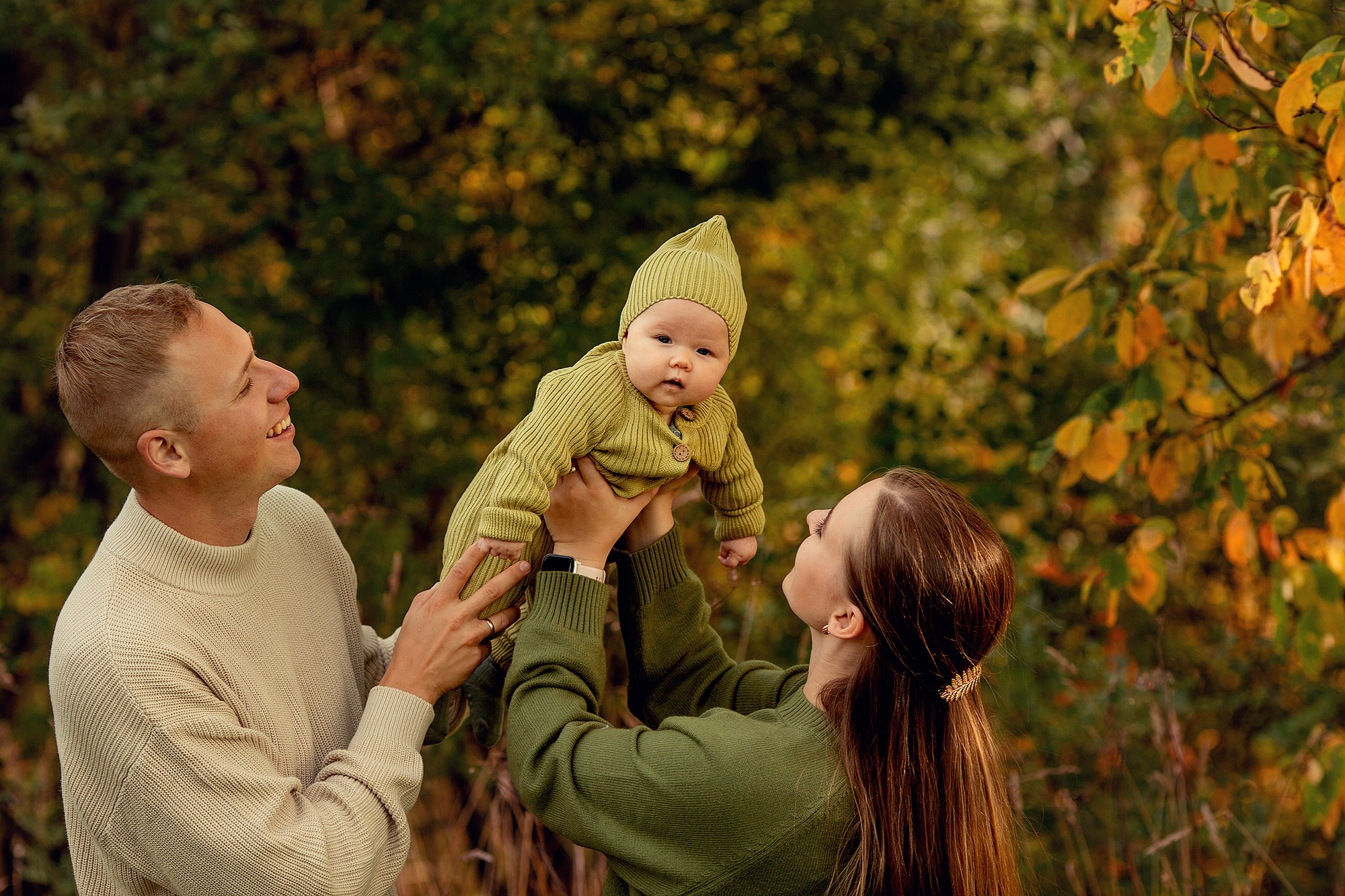 Осенняя съемка с малышом на природе. Tatyana Nadezhdina Family photographer