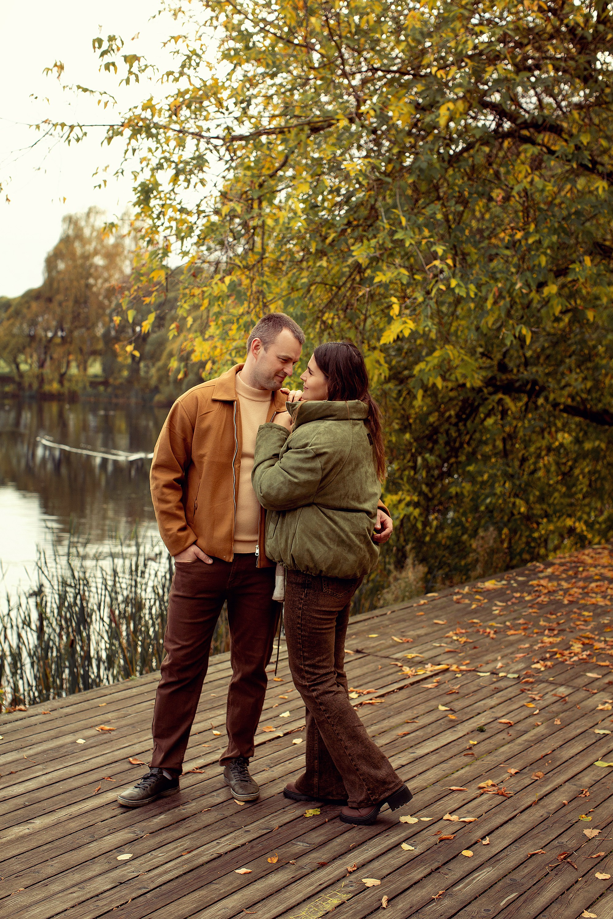 Осенняя семейная фотосессия у пруда. Tatyana Nadezhdina Family photographer