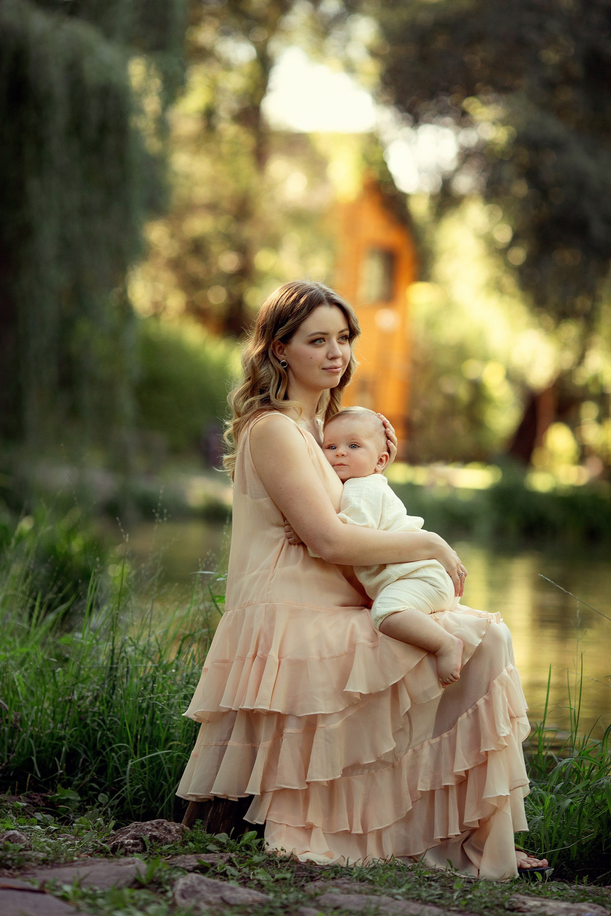 Летняя фотосессия материнства на природе. Tatyana Nadezhdina Family photographer