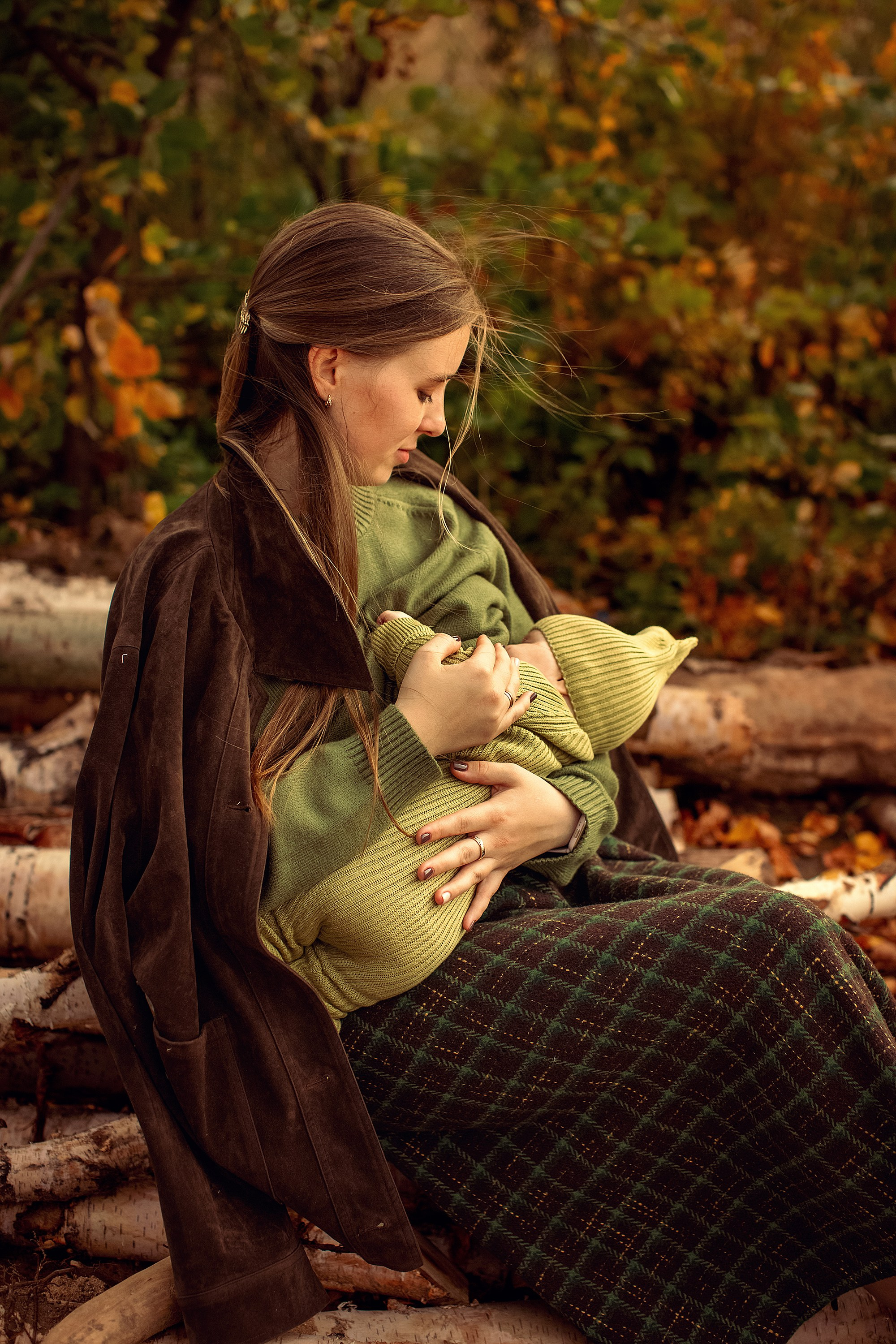 Осенняя съемка с малышом на природе. Tatyana Nadezhdina Family photographer