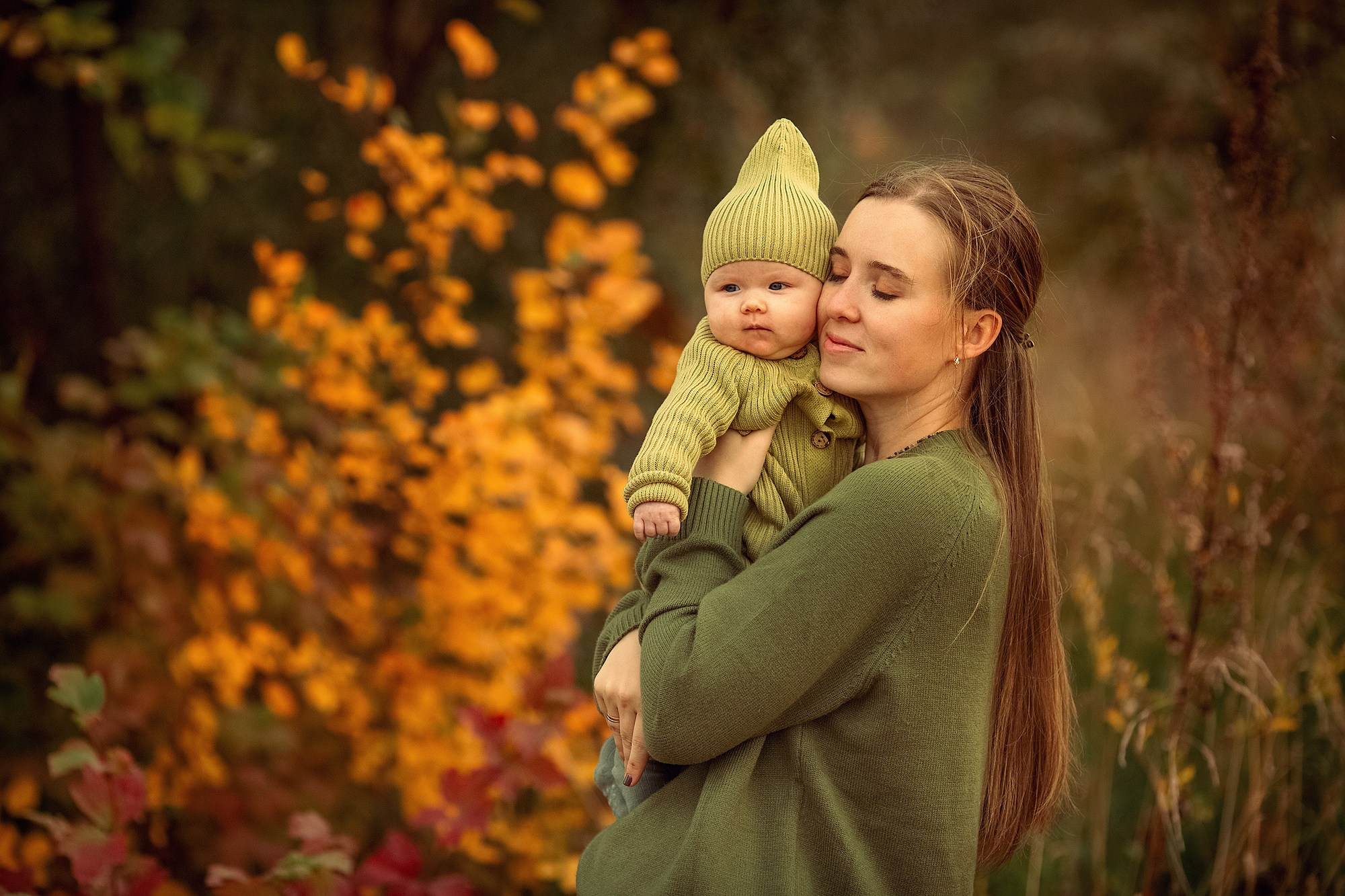 Осенняя съемка с малышом на природе. Tatyana Nadezhdina Family photographer