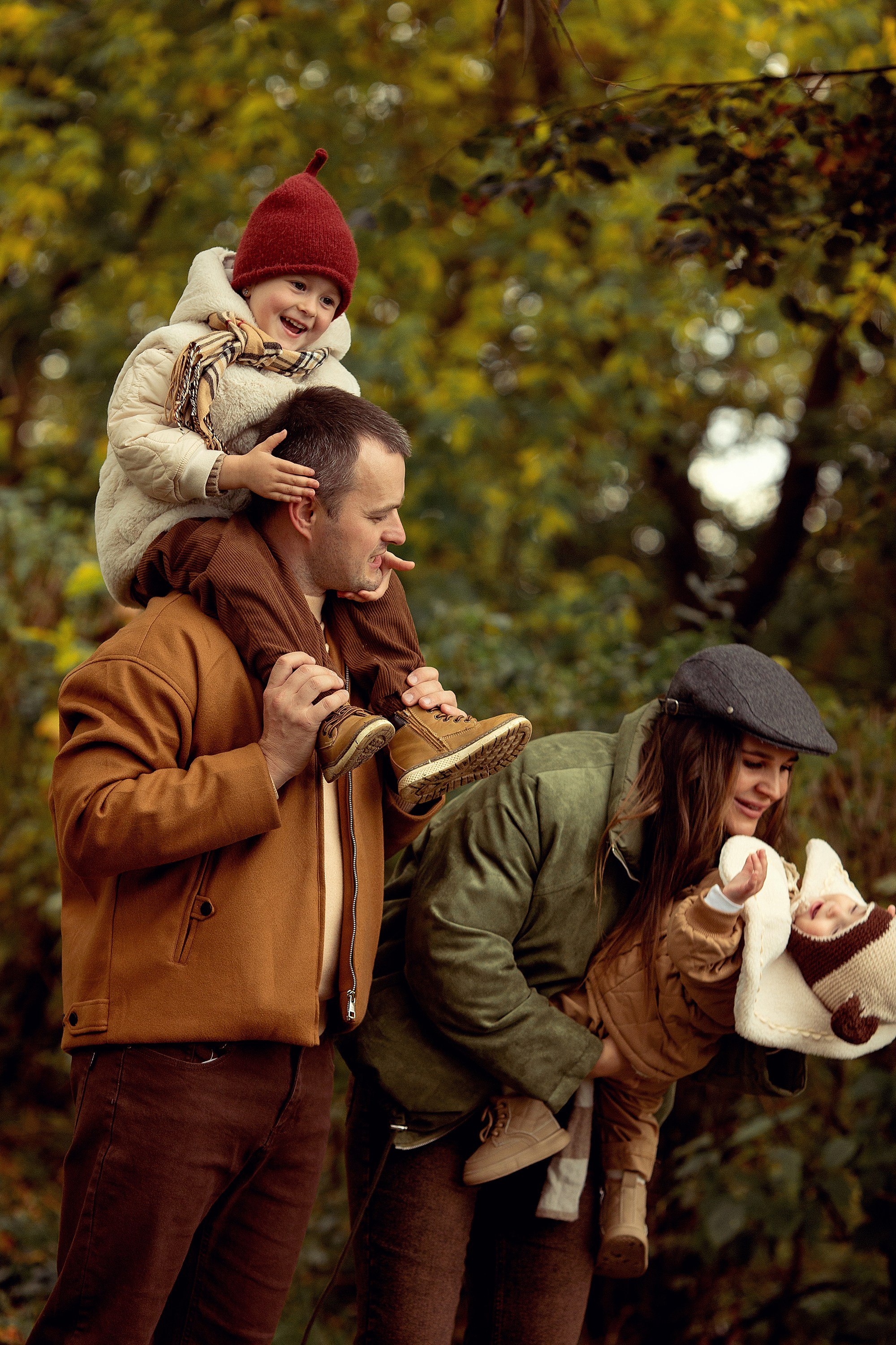 Осенняя семейная фотосессия у пруда. Tatyana Nadezhdina Family photographer