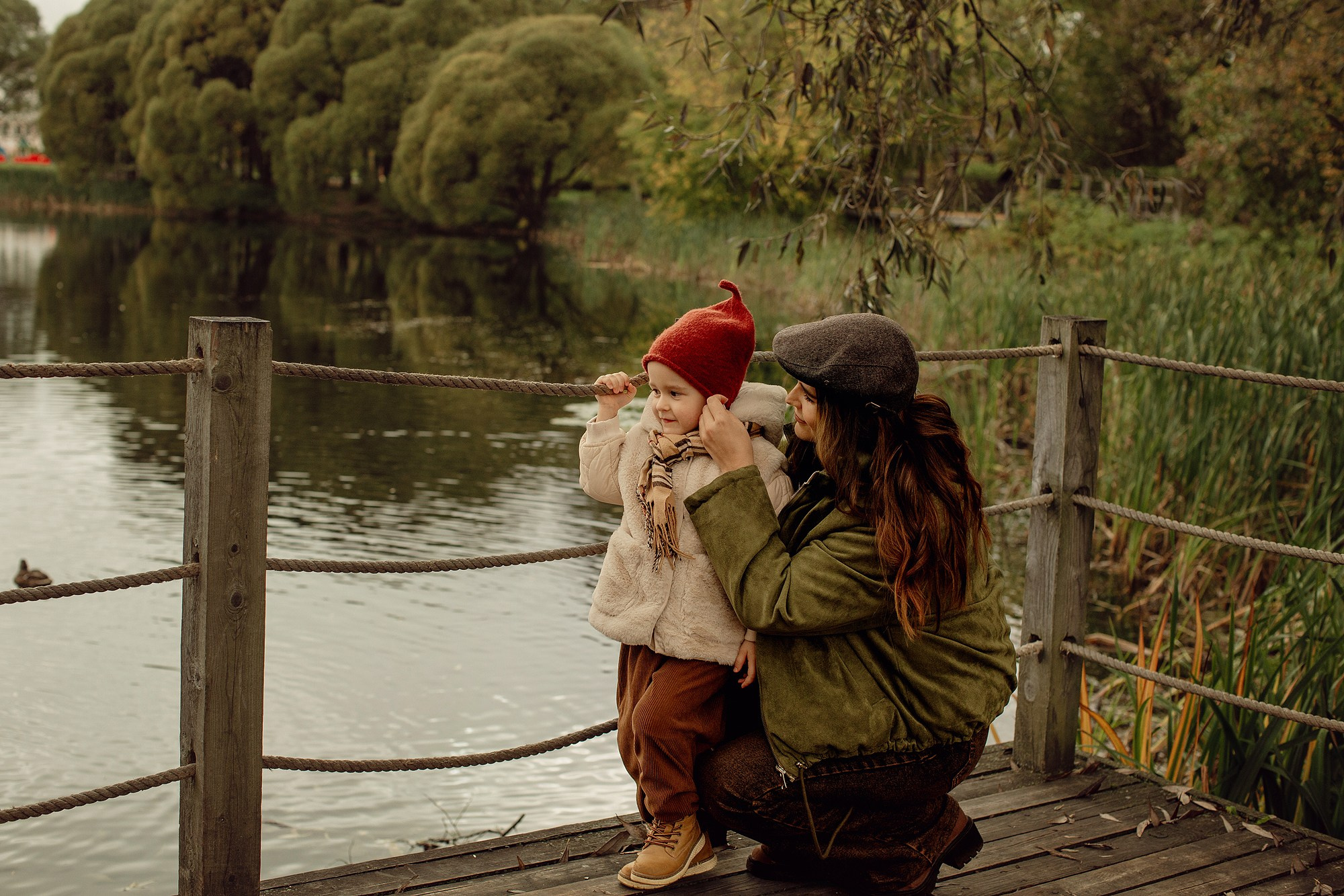 Осенняя семейная фотосессия у пруда. Tatyana Nadezhdina Family photographer