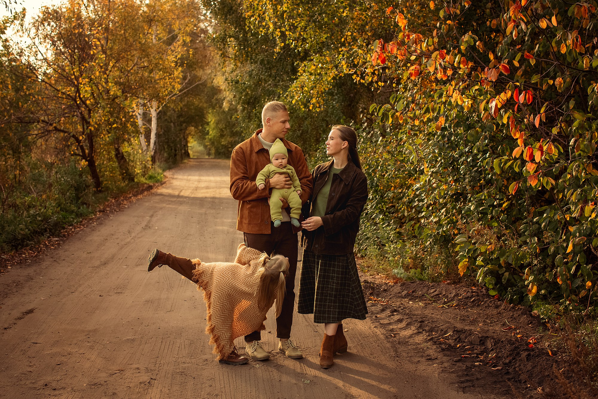 Осенняя съемка с малышом на природе. Tatyana Nadezhdina Family photographer