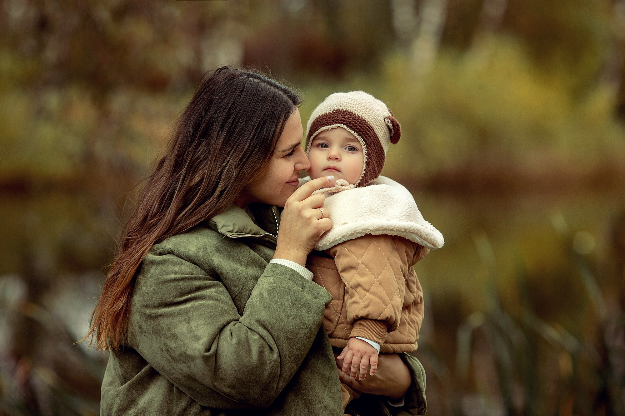 Осенняя семейная фотосессия у пруда. Tatyana Nadezhdina Family photographer