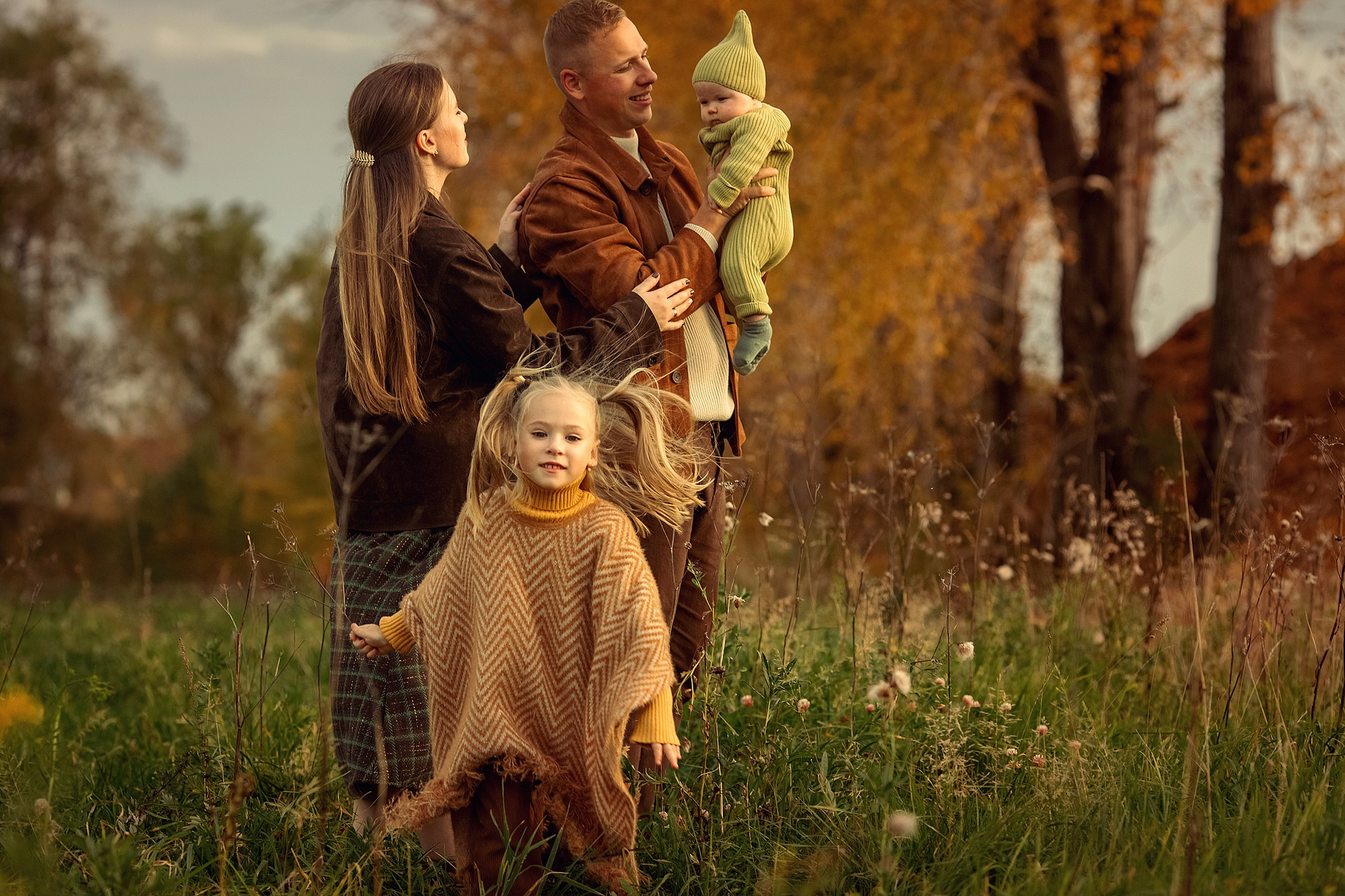 Осенняя съемка с малышом на природе. Tatyana Nadezhdina Family photographer