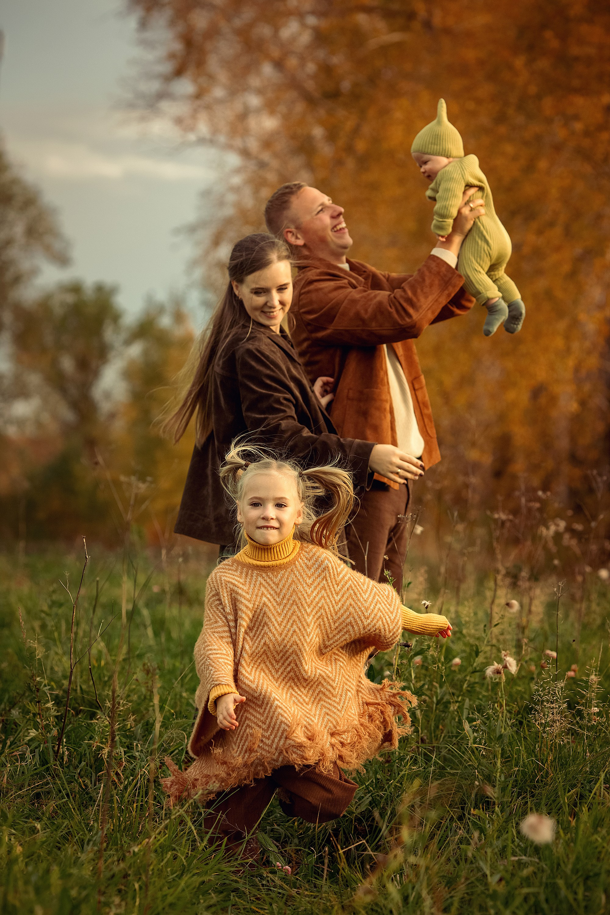 Осенняя съемка с малышом на природе. Tatyana Nadezhdina Family photographer