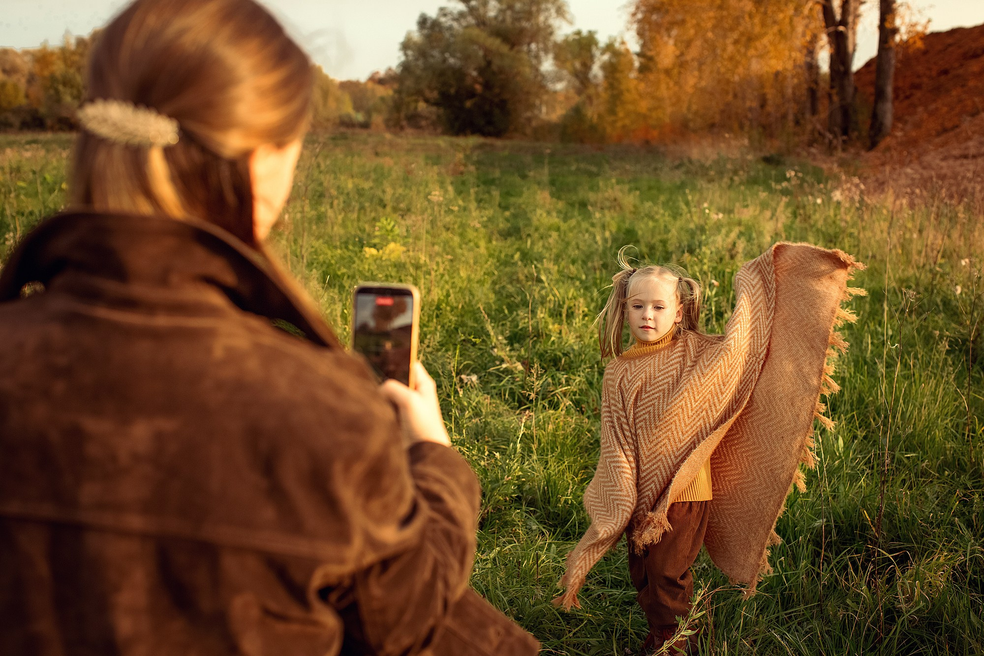 Осенняя съемка с малышом на природе. Tatyana Nadezhdina Family photographer