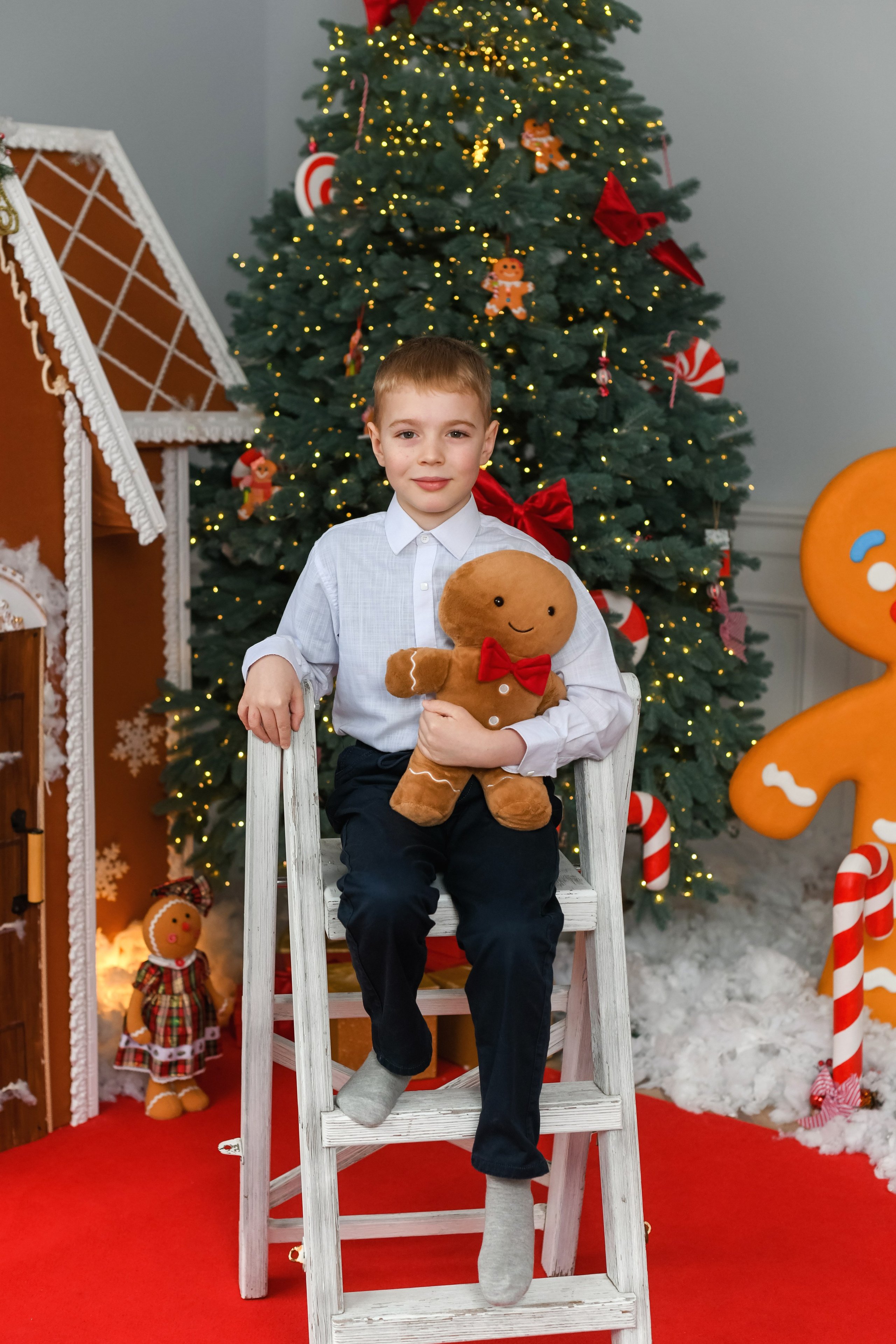 Новогодняя семейная фотосессия! Галина с Максимом и Матвеем!. Детский фотограф в Донецке Марина Пилипенко