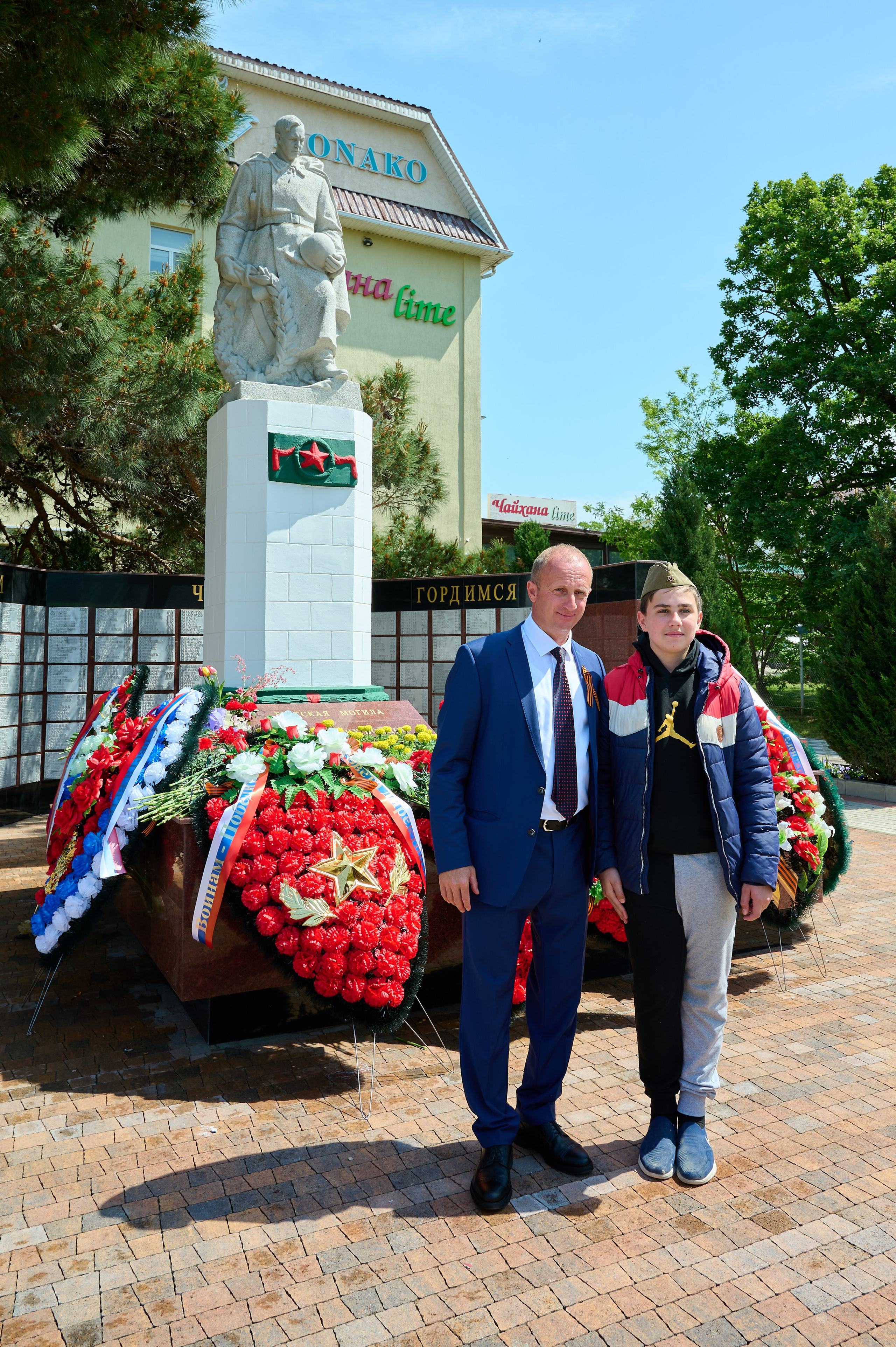Митинг 9 мая. Кабардинка. Жизнь курорта Кабардинка в фотографиях