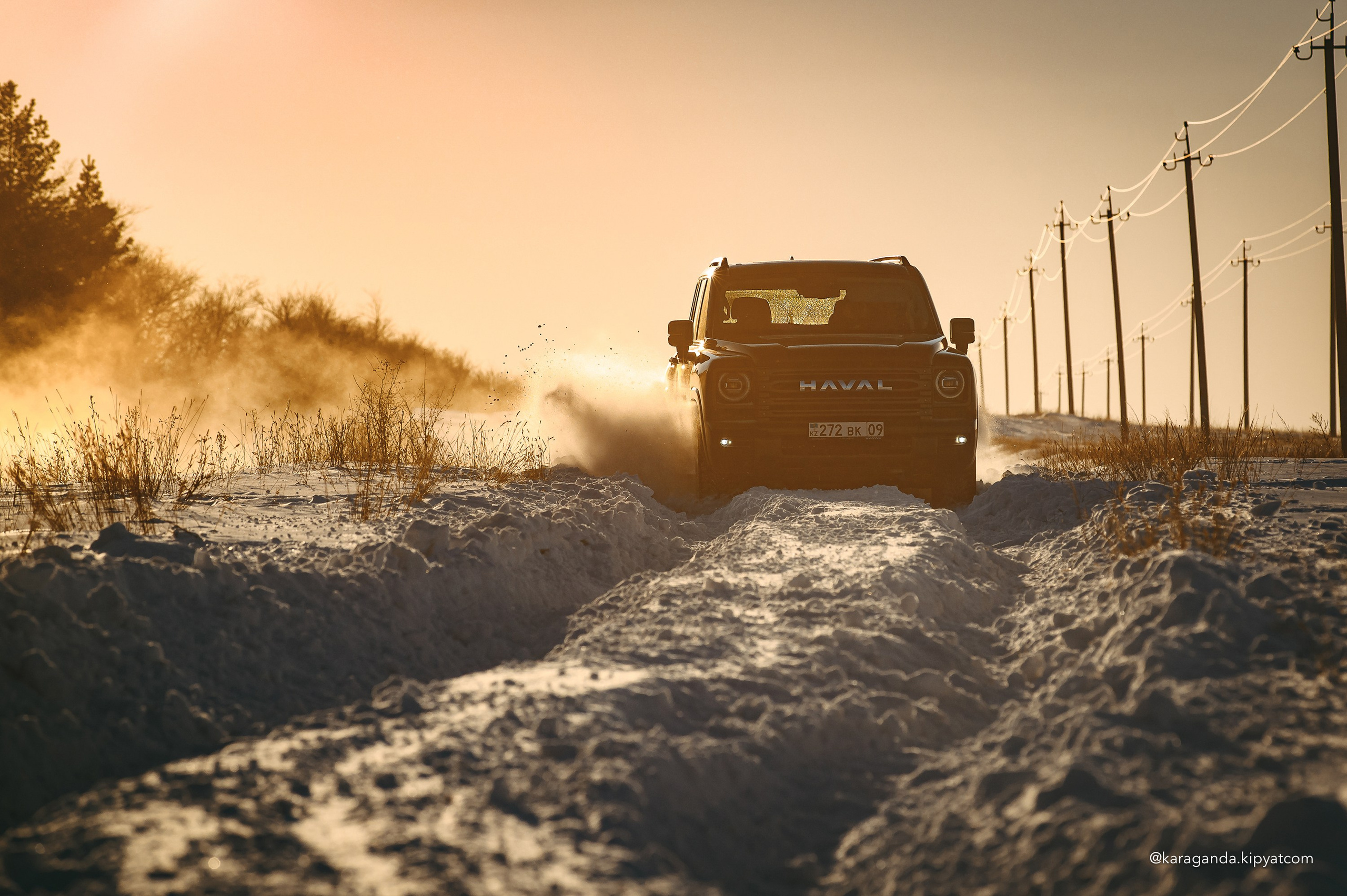 Зимний заезд на HAVAL H9. Кипятком Караганда