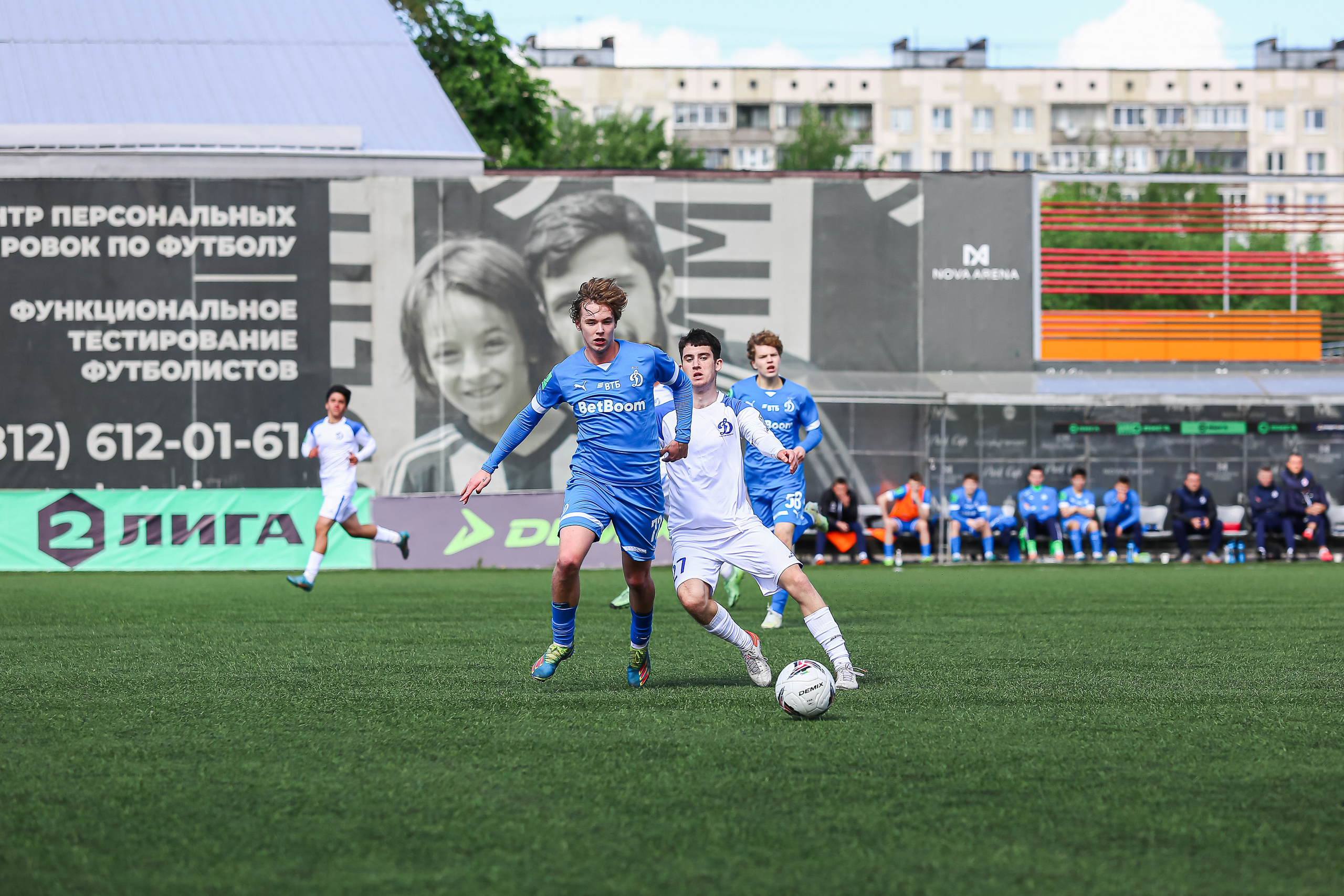 Футбольный матч между командами Динамо СПБ — Динамо 2. Сергей Гусев — спортивная фотография, виртуальные туры, 3д панорамы