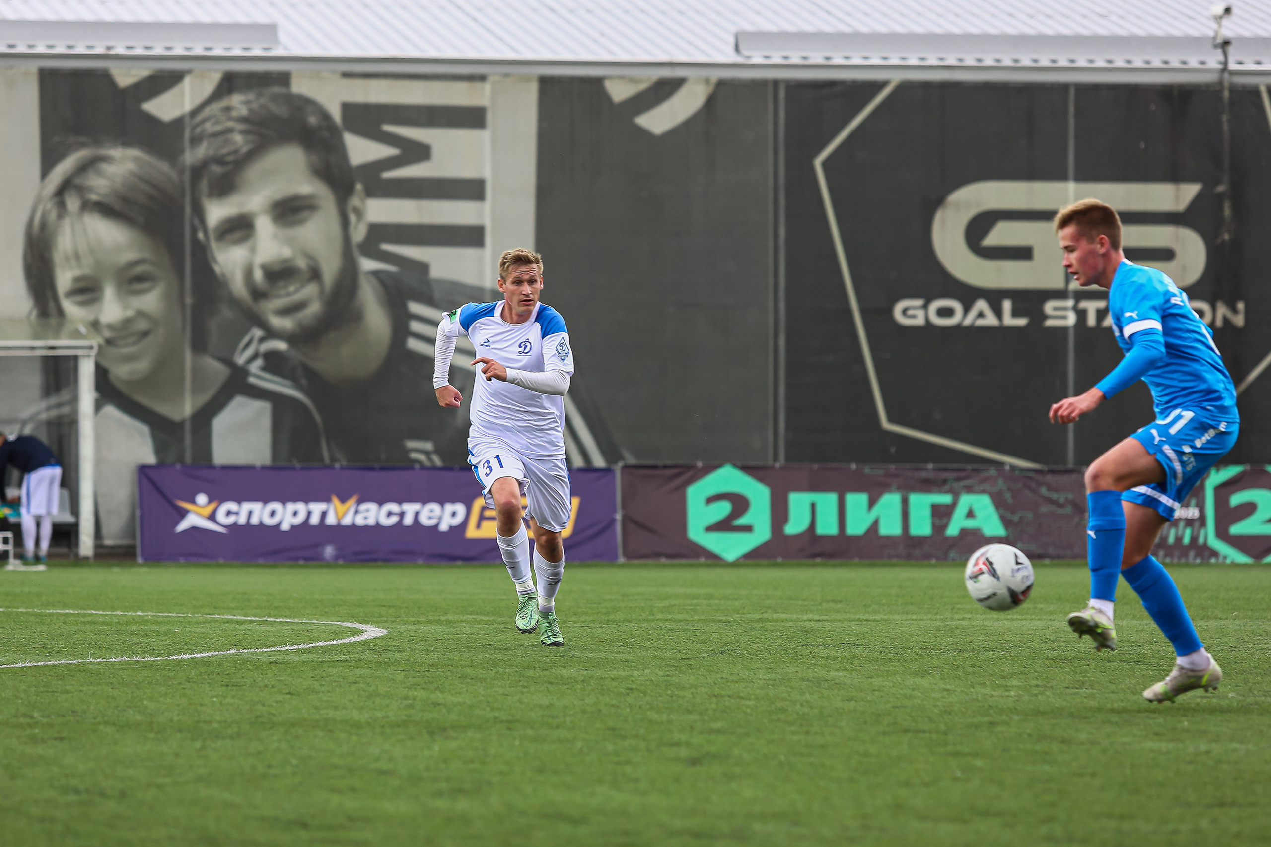 Футбольный матч между командами Динамо СПБ — Динамо 2. Сергей Гусев — спортивная фотография, виртуальные туры, 3д панорамы