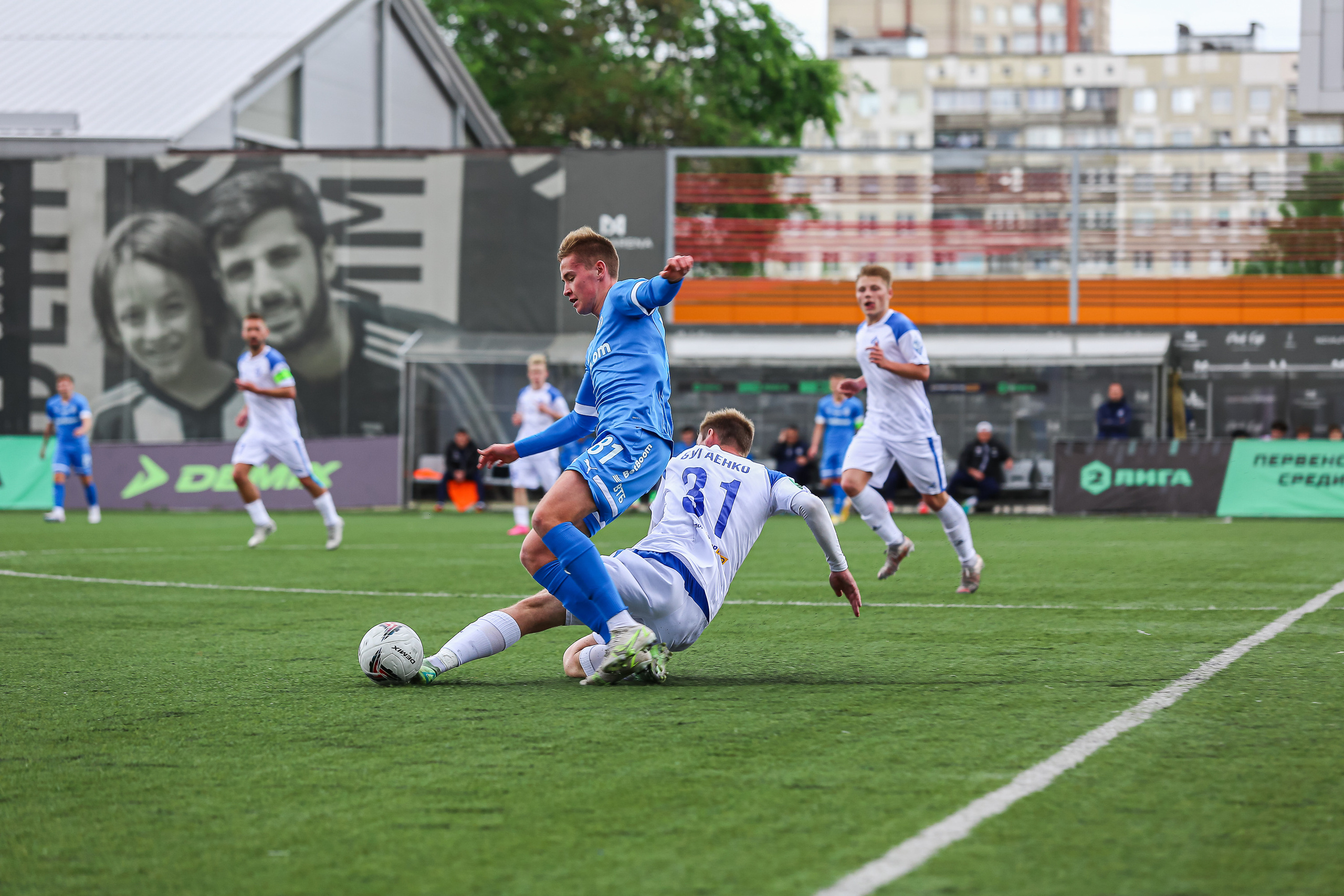 Футбольный матч между командами Динамо СПБ — Динамо 2. Сергей Гусев — спортивная фотография, виртуальные туры, 3д панорамы