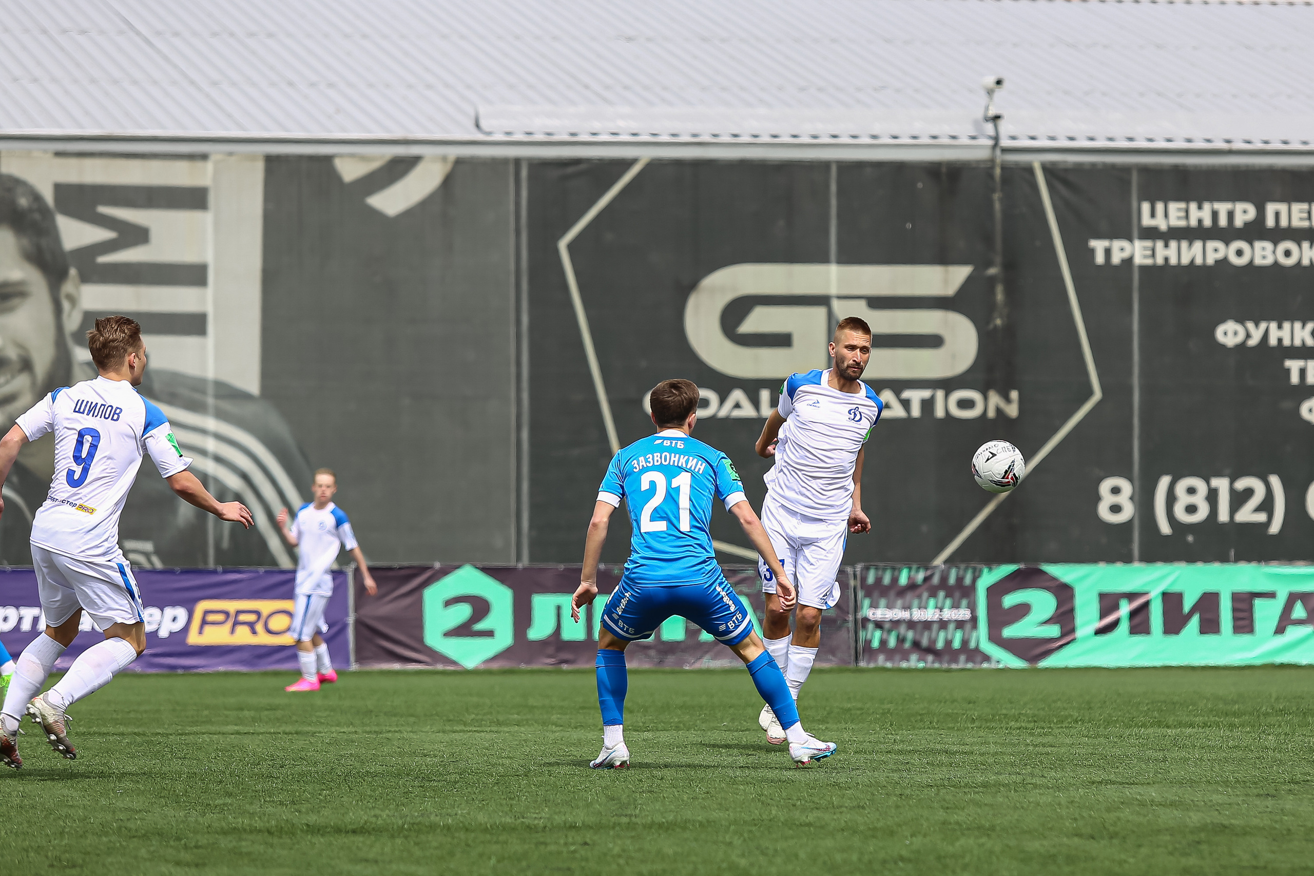 Футбольный матч между командами Динамо СПБ — Динамо 2. Сергей Гусев — спортивная фотография, виртуальные туры, 3д панорамы