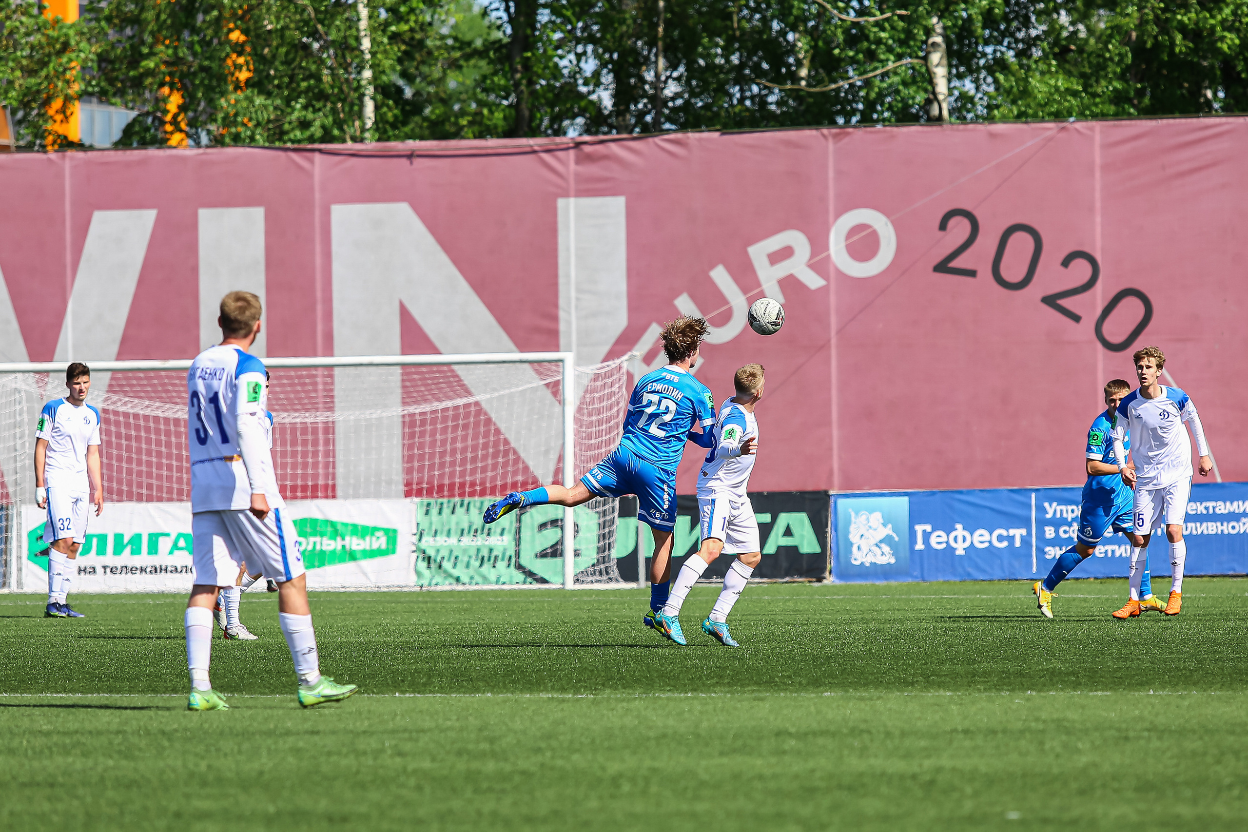 Футбольный матч между командами Динамо СПБ — Динамо 2. Сергей Гусев — спортивная фотография, виртуальные туры, 3д панорамы