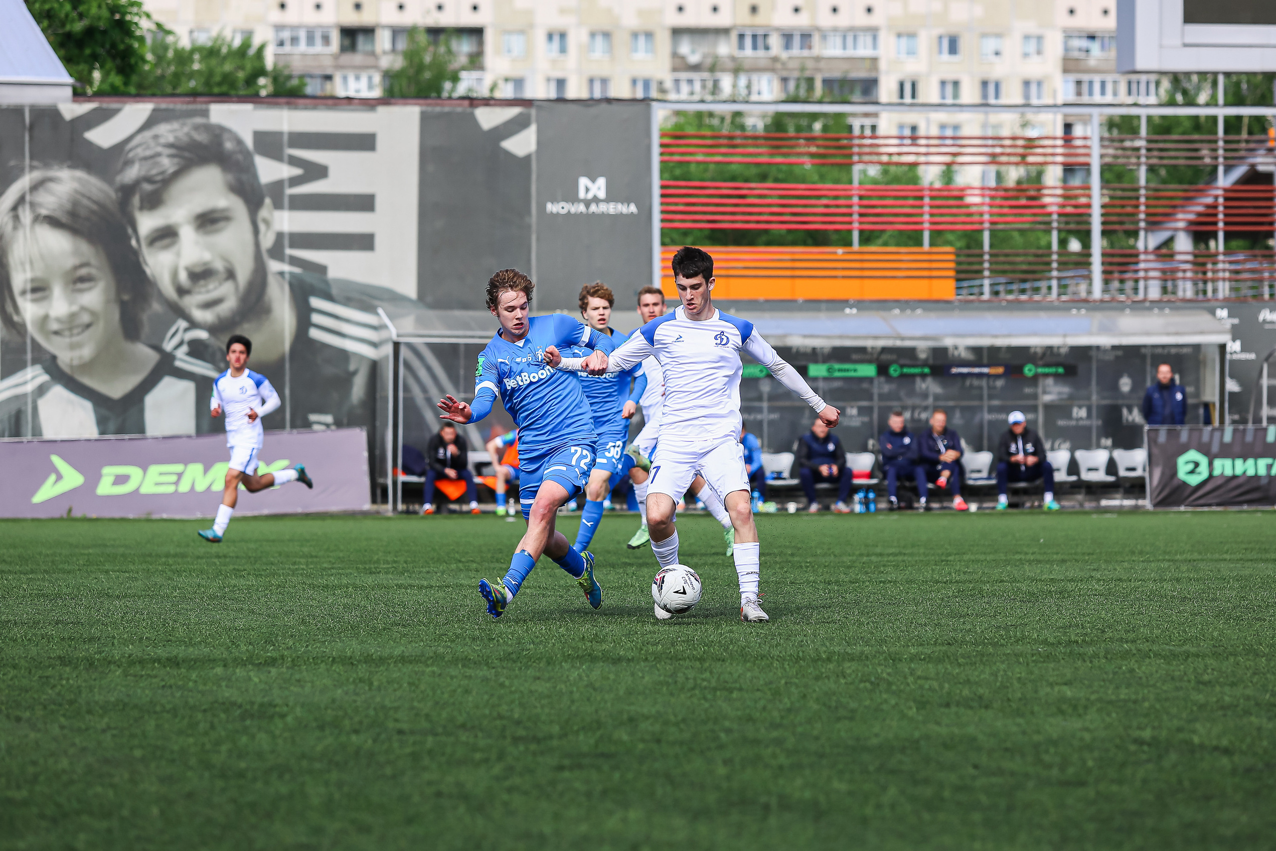 Футбольный матч между командами Динамо СПБ — Динамо 2. Сергей Гусев — спортивная фотография, виртуальные туры, 3д панорамы