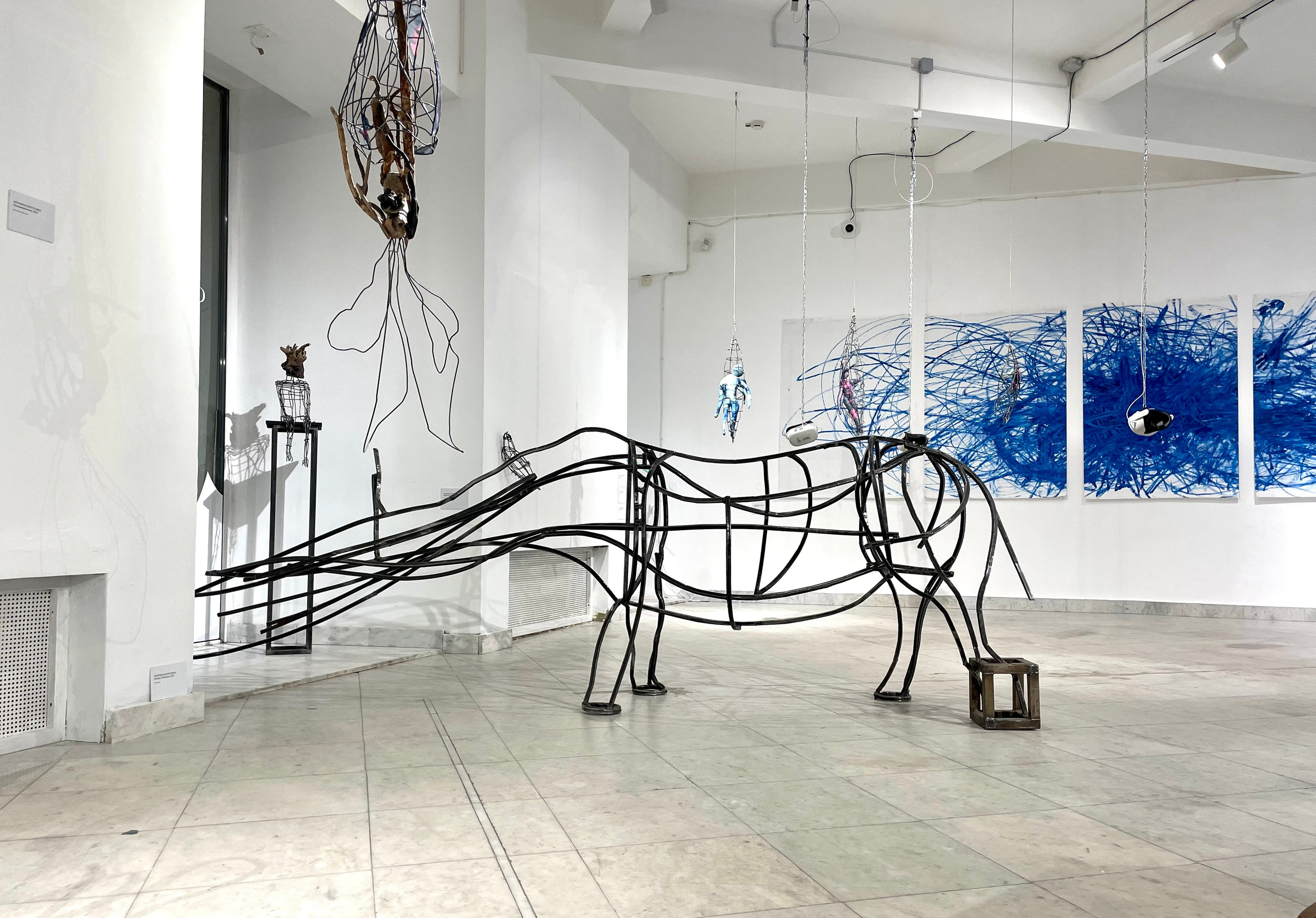 Носорог / rhinoceros. Художник — скульптор Антонина Фатхуллина