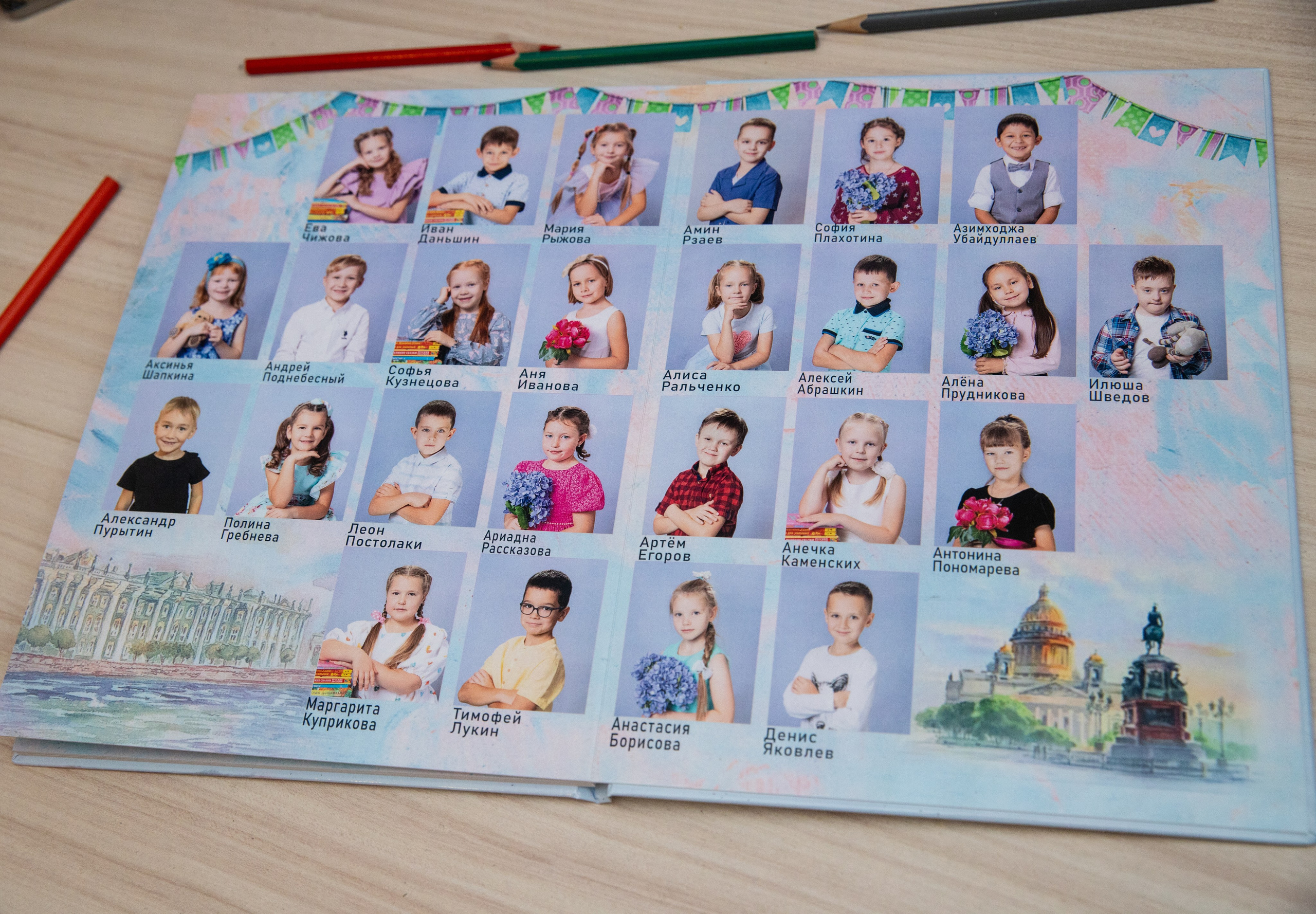 индивидуальный выпускной альбом для детского сада Петербург