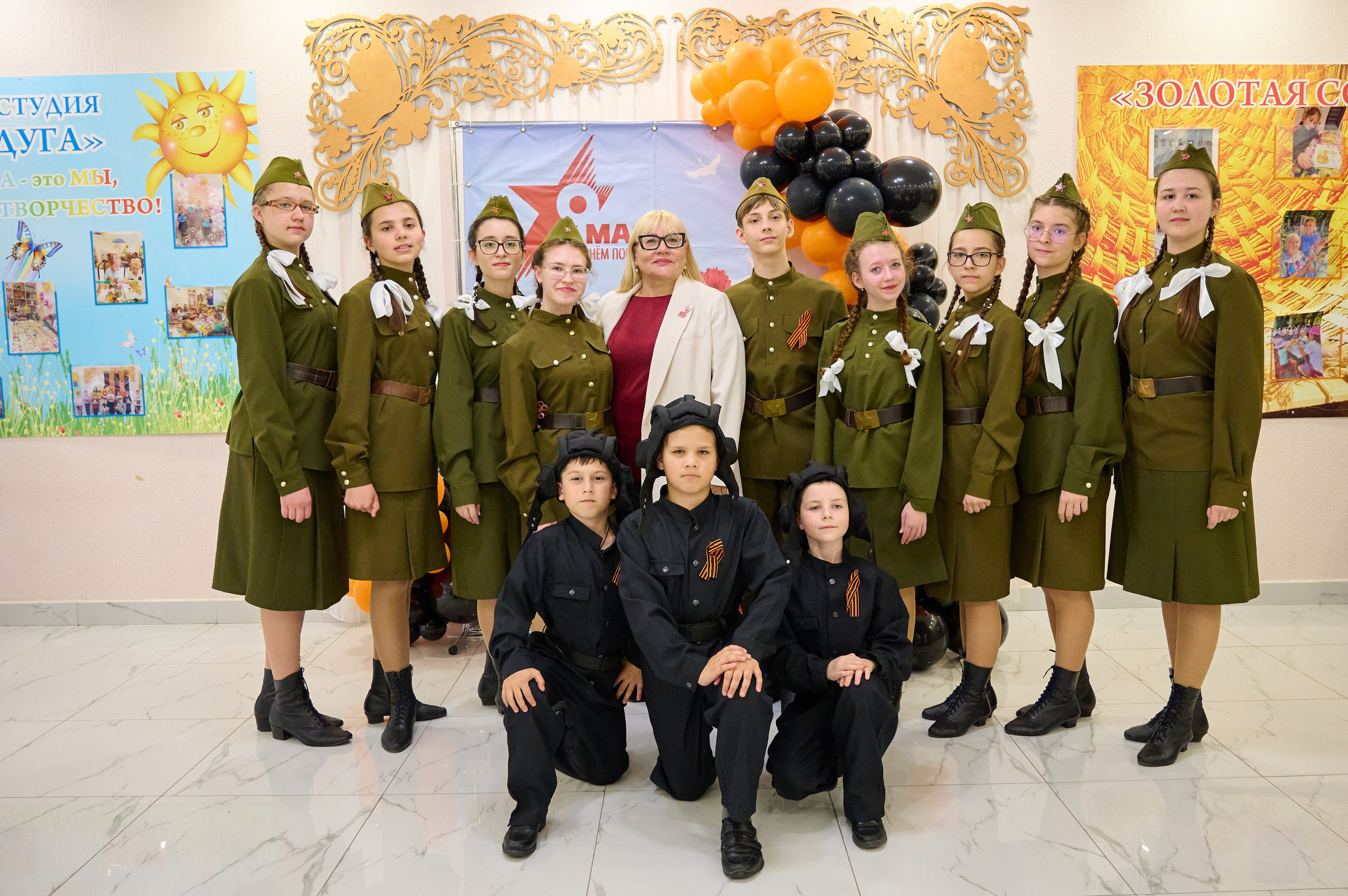 Концерт к 9 мая в с. Марьина Роща. Жизнь курорта Кабардинка в фотографиях