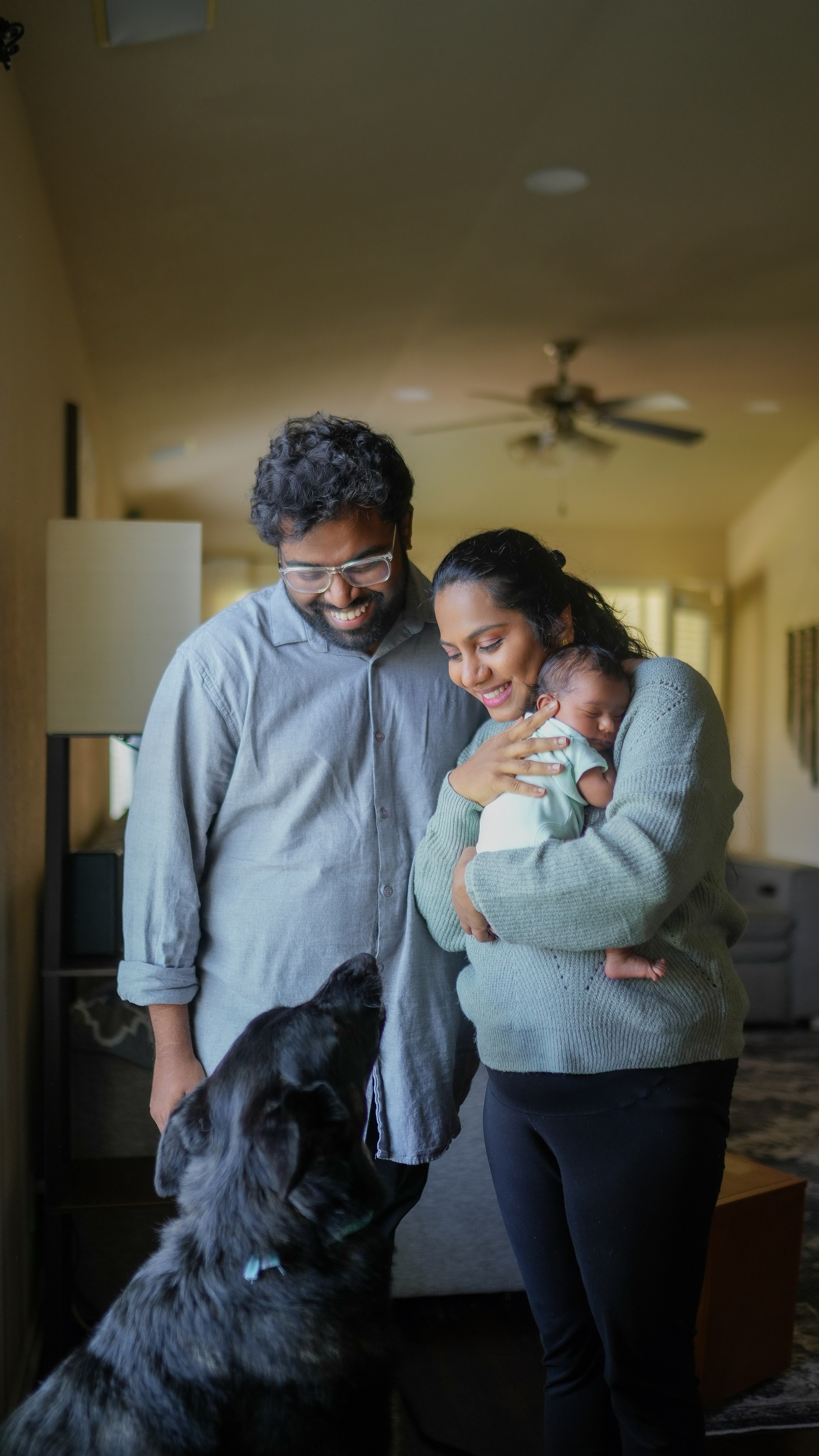 Heartfelt family memories — cozy newborn session