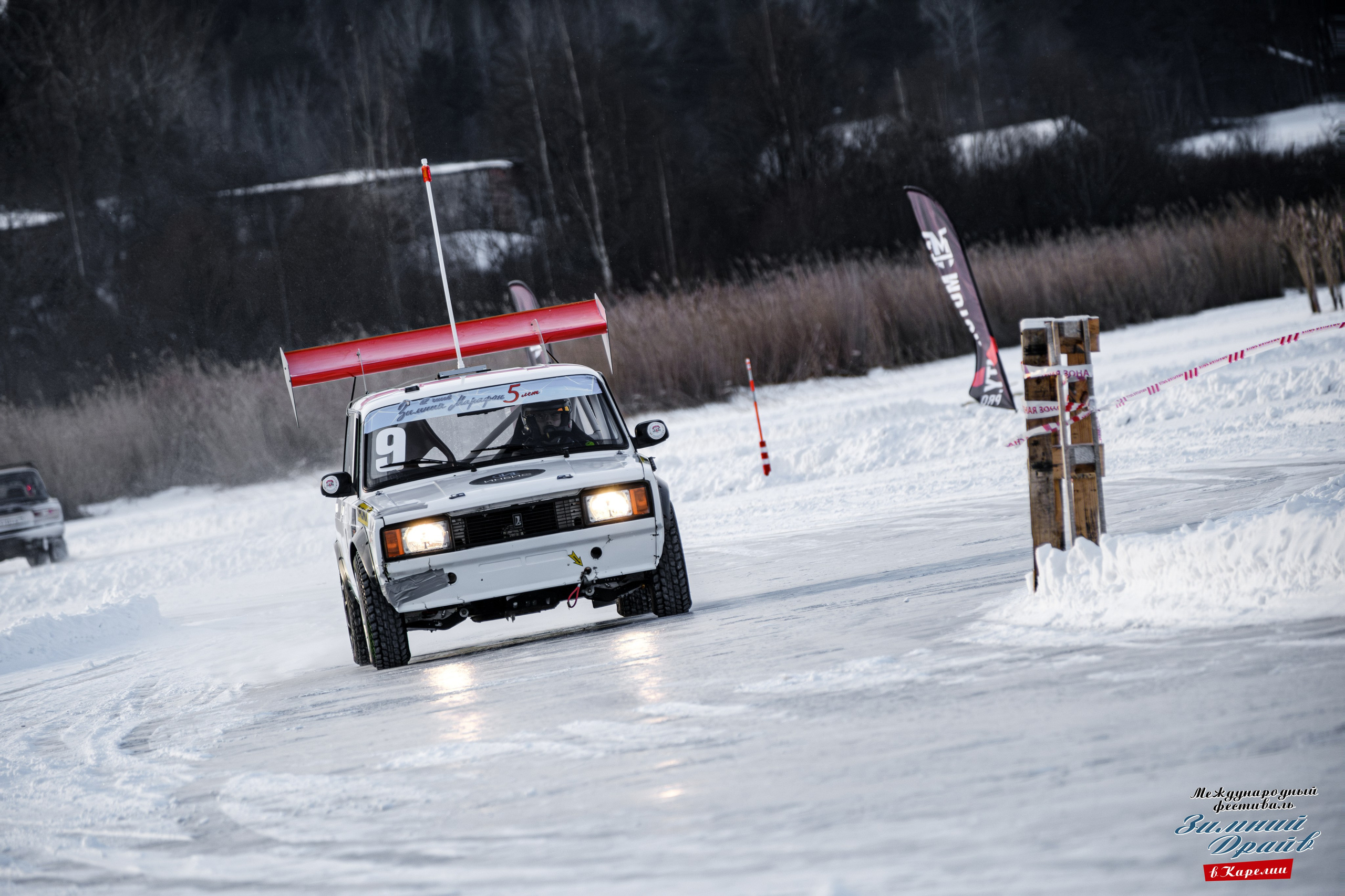 «Зимний Драйв в Карелии» Авто Марафон-гигант «25 часов на льду» Илона Накутис, Николай Грязин, джимхана, фотограф Антон Медведев, icoguar, Сортавала, Карелия