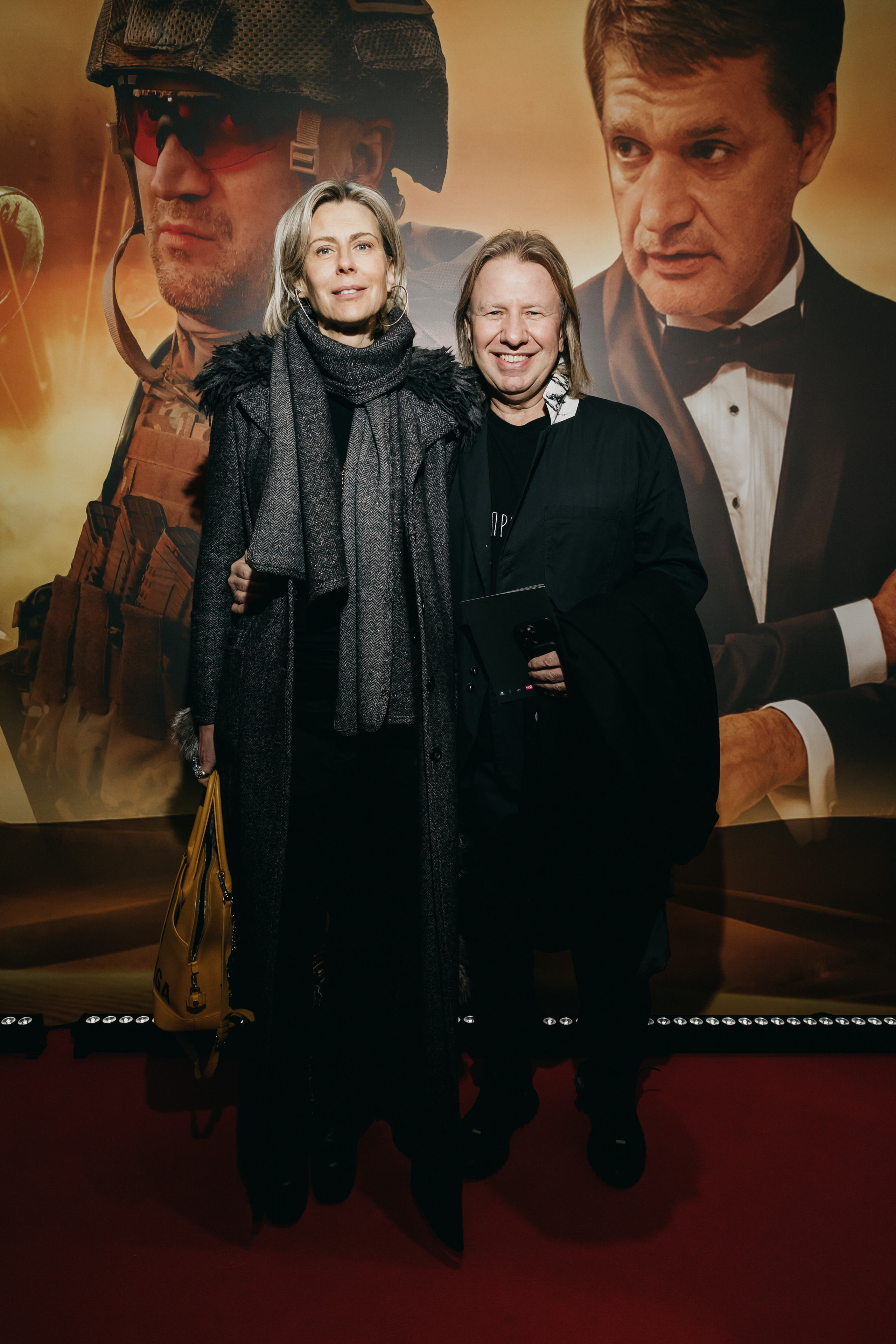 Татьяна и Виктор Дробыш на премьере фильма Сирийская соната в Москве