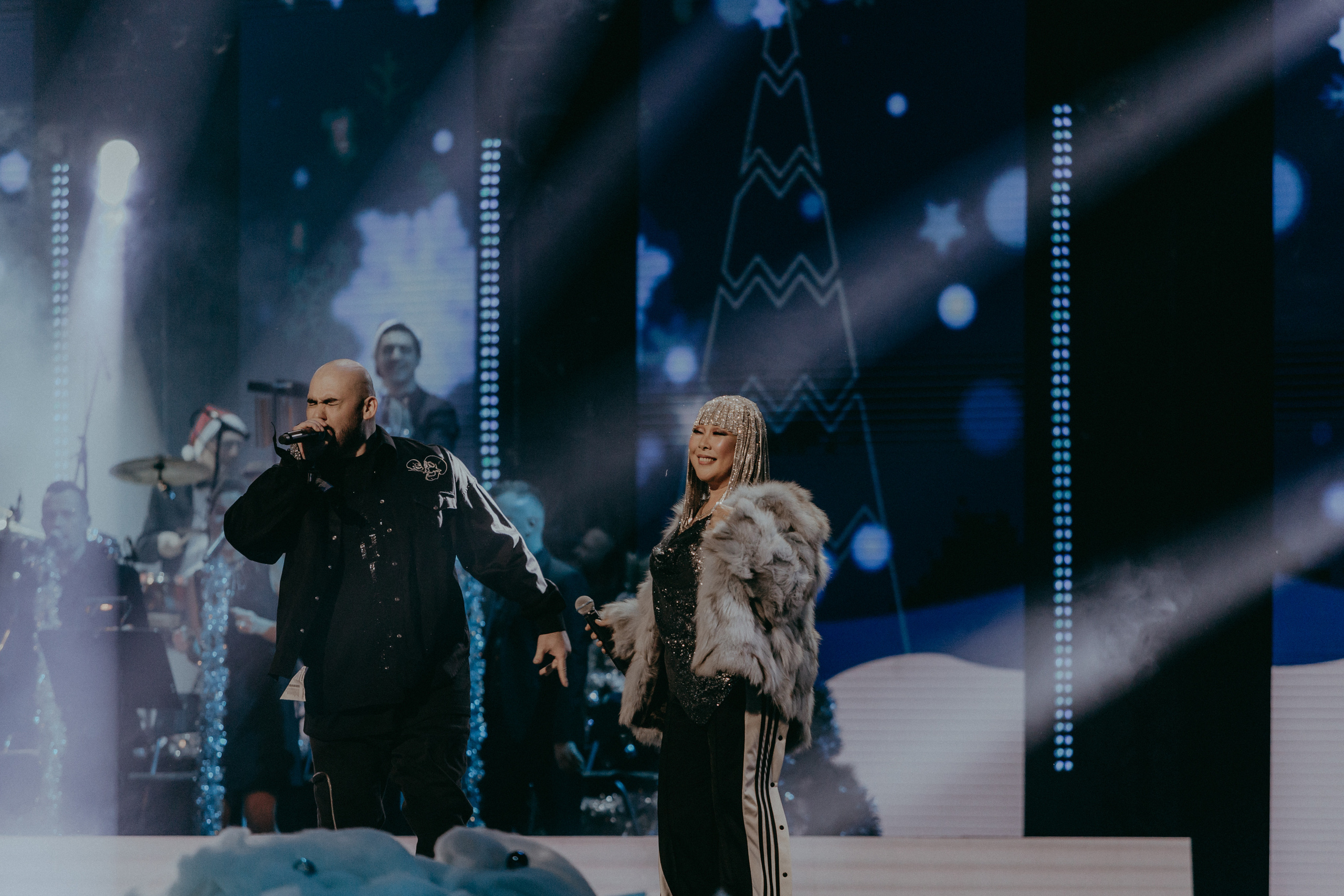 Анита Цой на Главном Новогоднем Концерте в Crocus City Hall в Москве