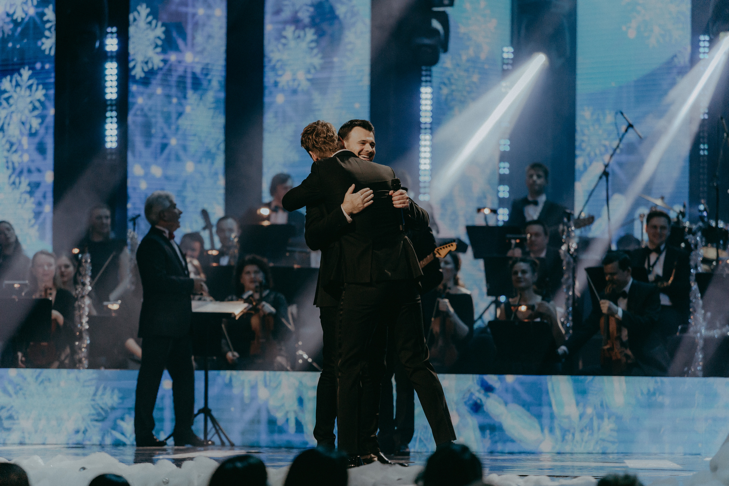 Эмин и Алексей Воробьев на Главном Новогоднем Концерте в Crocus City Hall в Москве