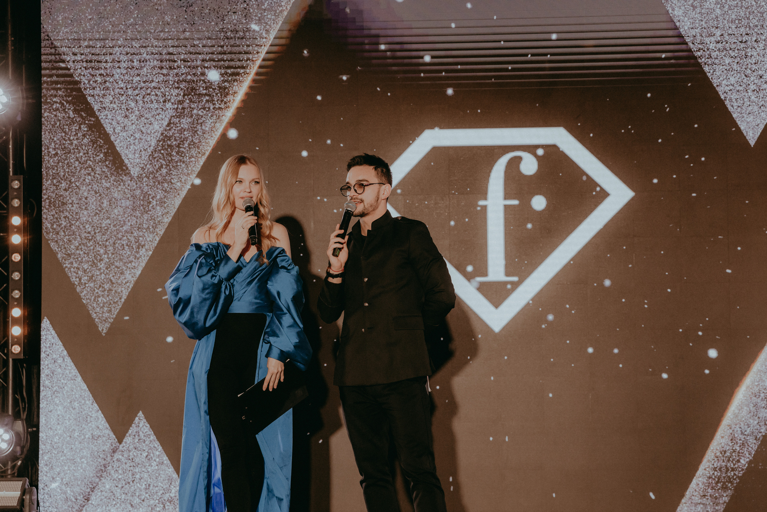 Елена Кулецкая (слева) Fashion TV Awards в «The Ritz Carlton Moscow»